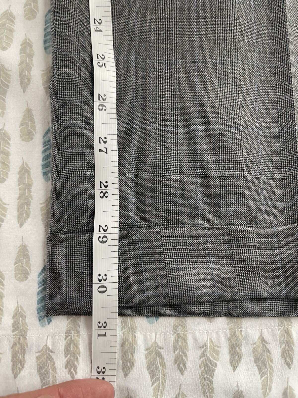 Brooks Brothers Gray Glen Plaid Made in Italy 2 Piece Suit 43R Fits like 44R