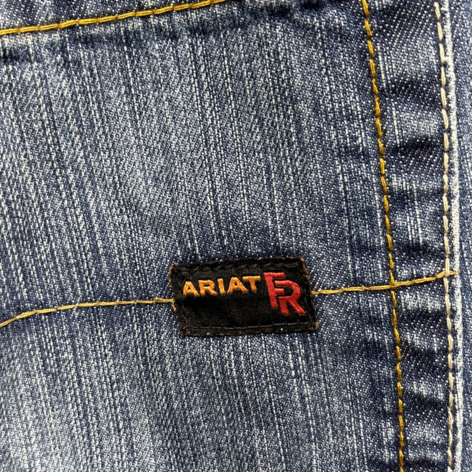 Ariat FR M3 Loose Jeans Mens 34×30 Blue Relaxed Straight Flame Resistant Denim