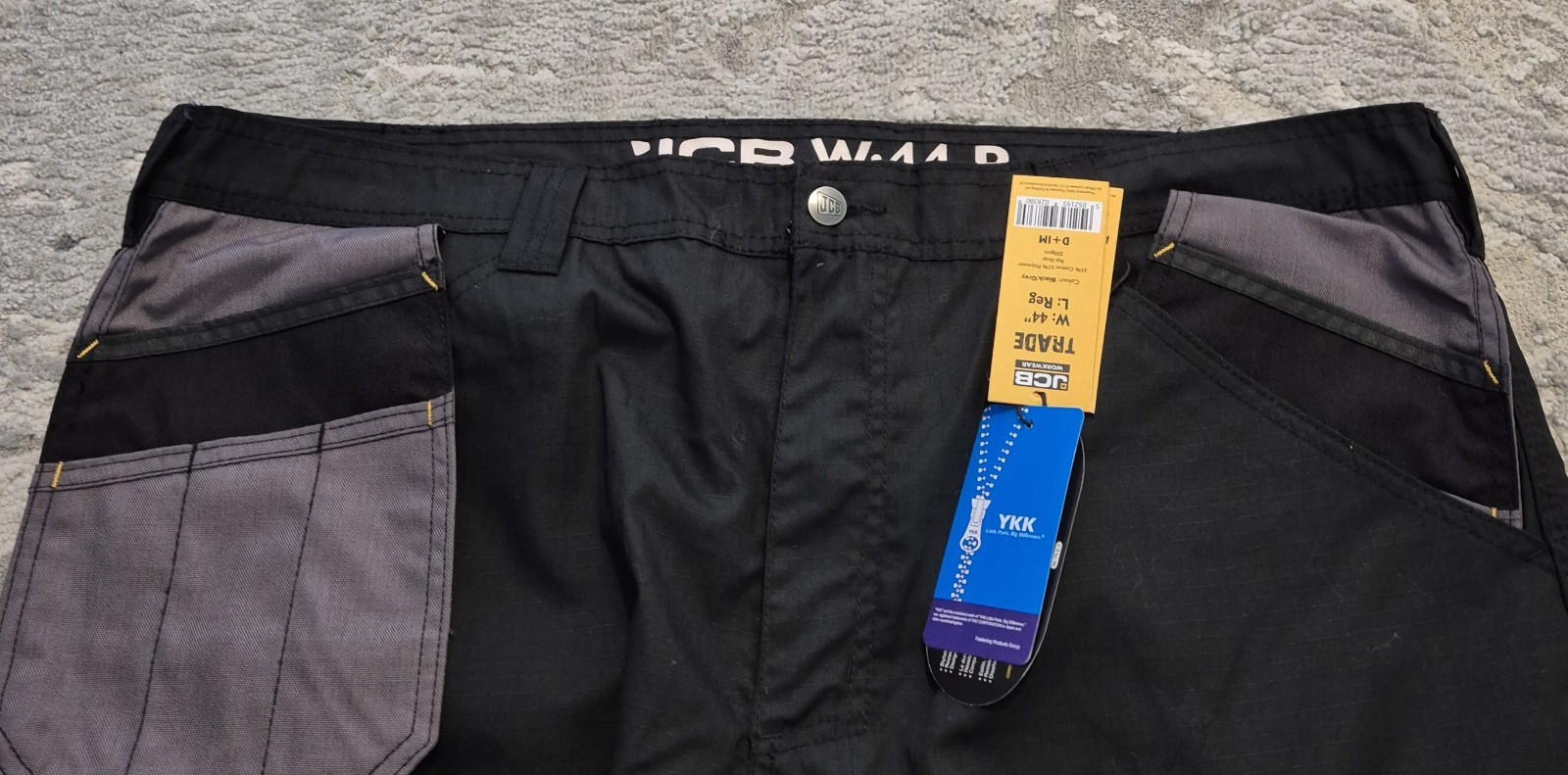 JCB holster Rip Stop Work Wear Multi Pockets Trousers Trade Pants Cargo