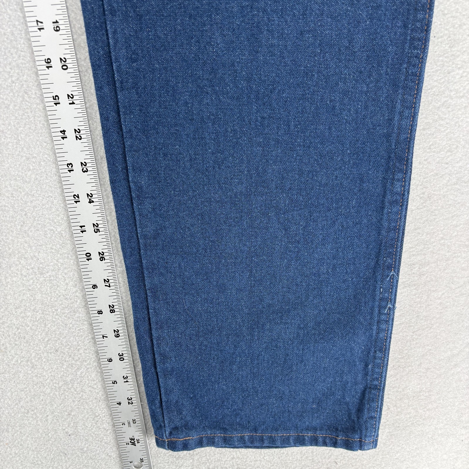 Wrangler Cowboy Cut Jeans Mens 34×34 Blue Dark Wash Regular Straight Denim 13MWZ