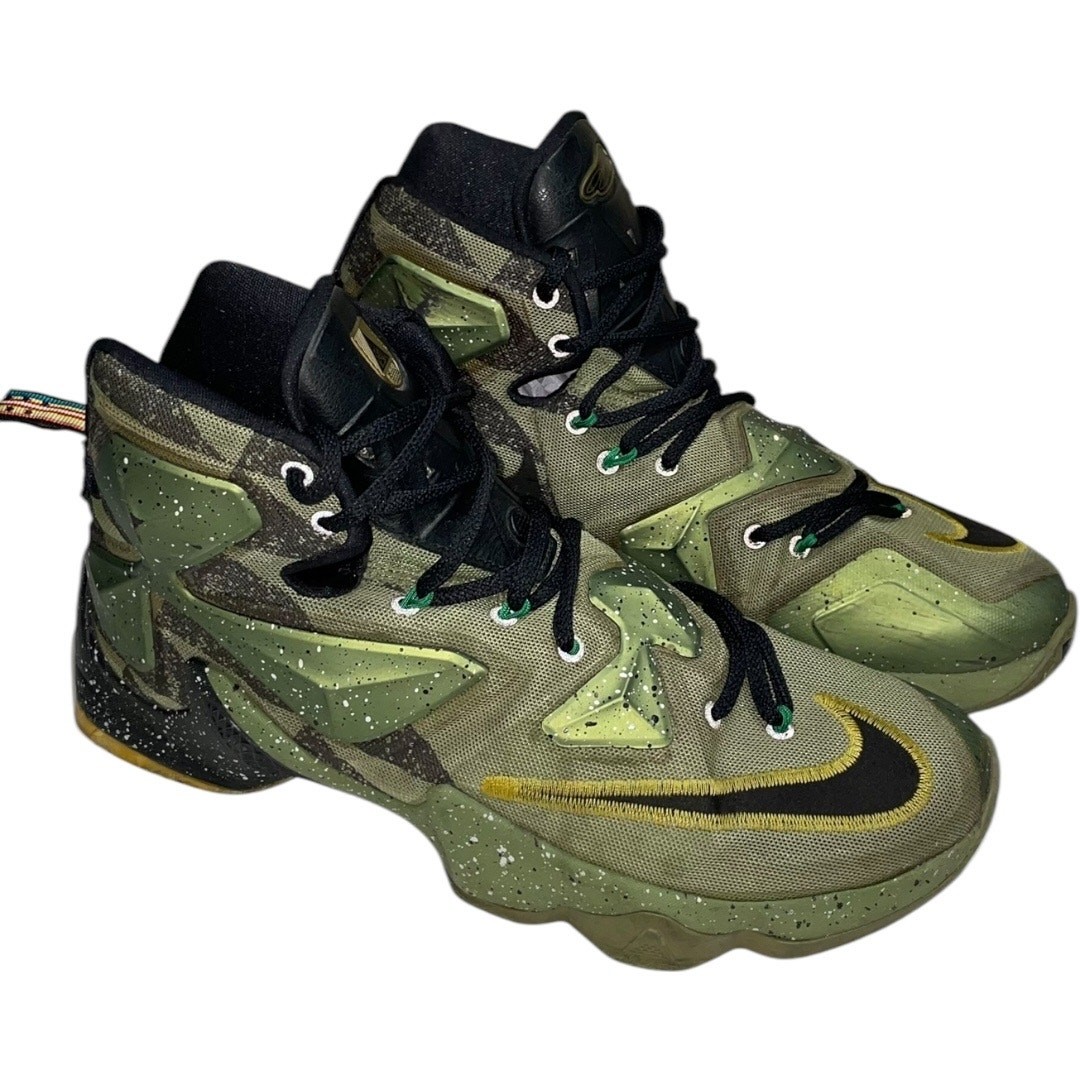 NIKE Lebron James XIII All Star Northern Lights Green Sneakers Size: US 10