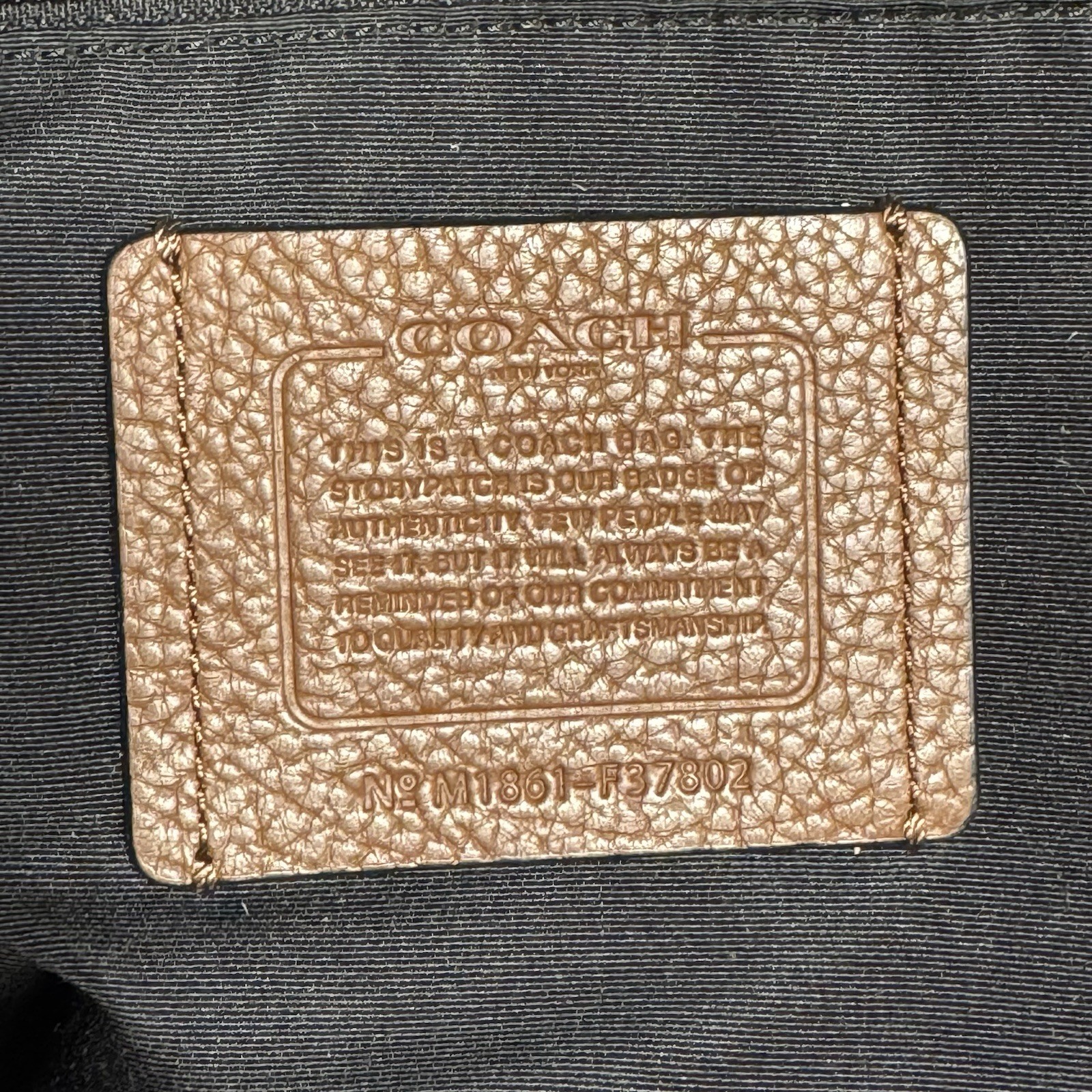 Coach West Brown Pebbled Leather Laptop Backpack F37802 – See Details