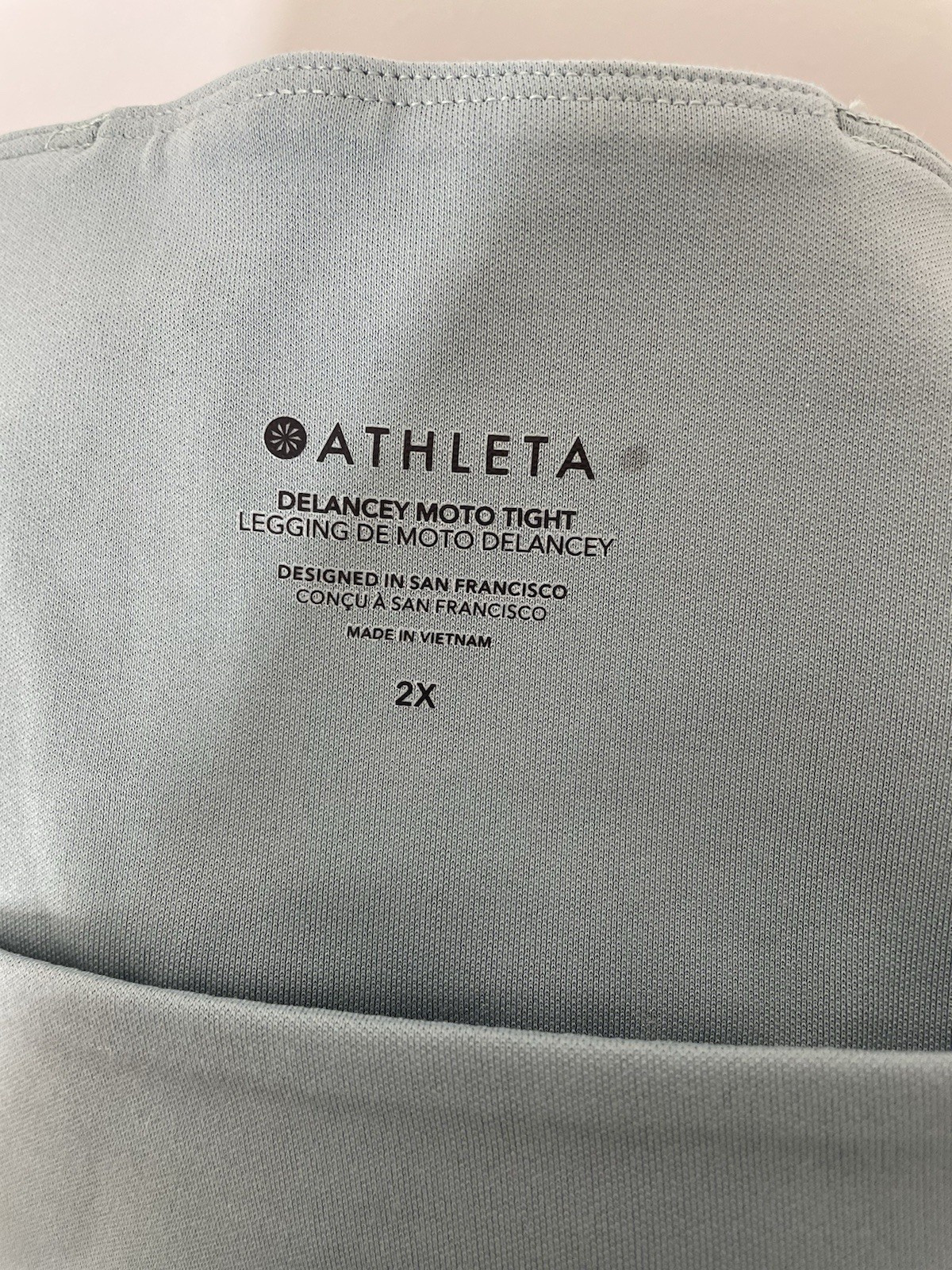 Athleta Delancey Moto Tight Casual Pants Leggings Women’s Size 2X Green NEW