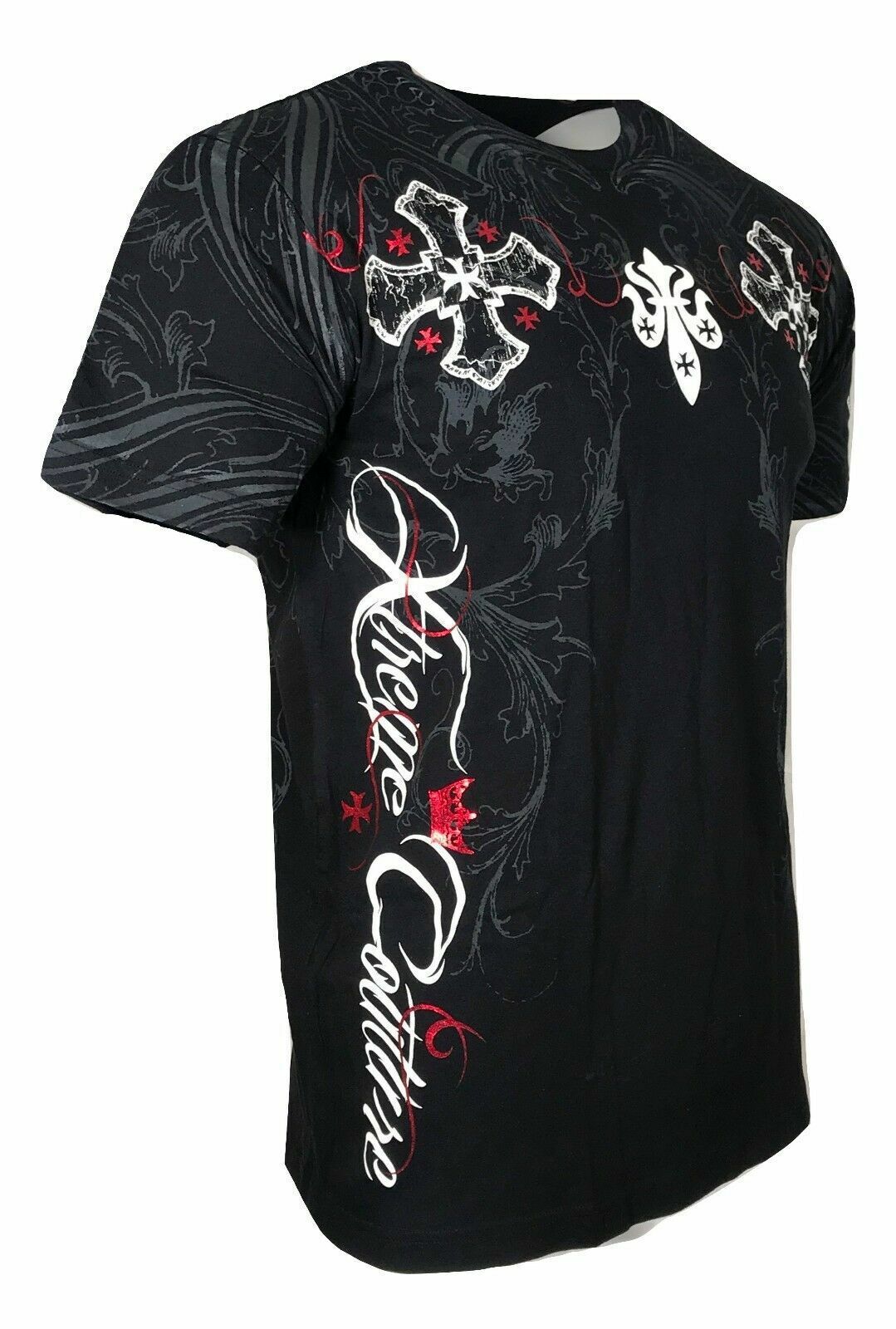 XTREME COUTURE by AFFLICTION Men’s T-Shirt GLORIOUS Tattoo Biker S-5X