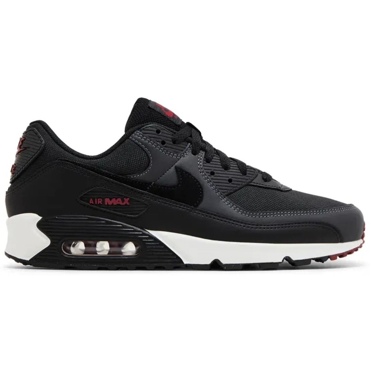 Nike Air Max 90 Anthracite Team Red DQ4071-001 Men’s New