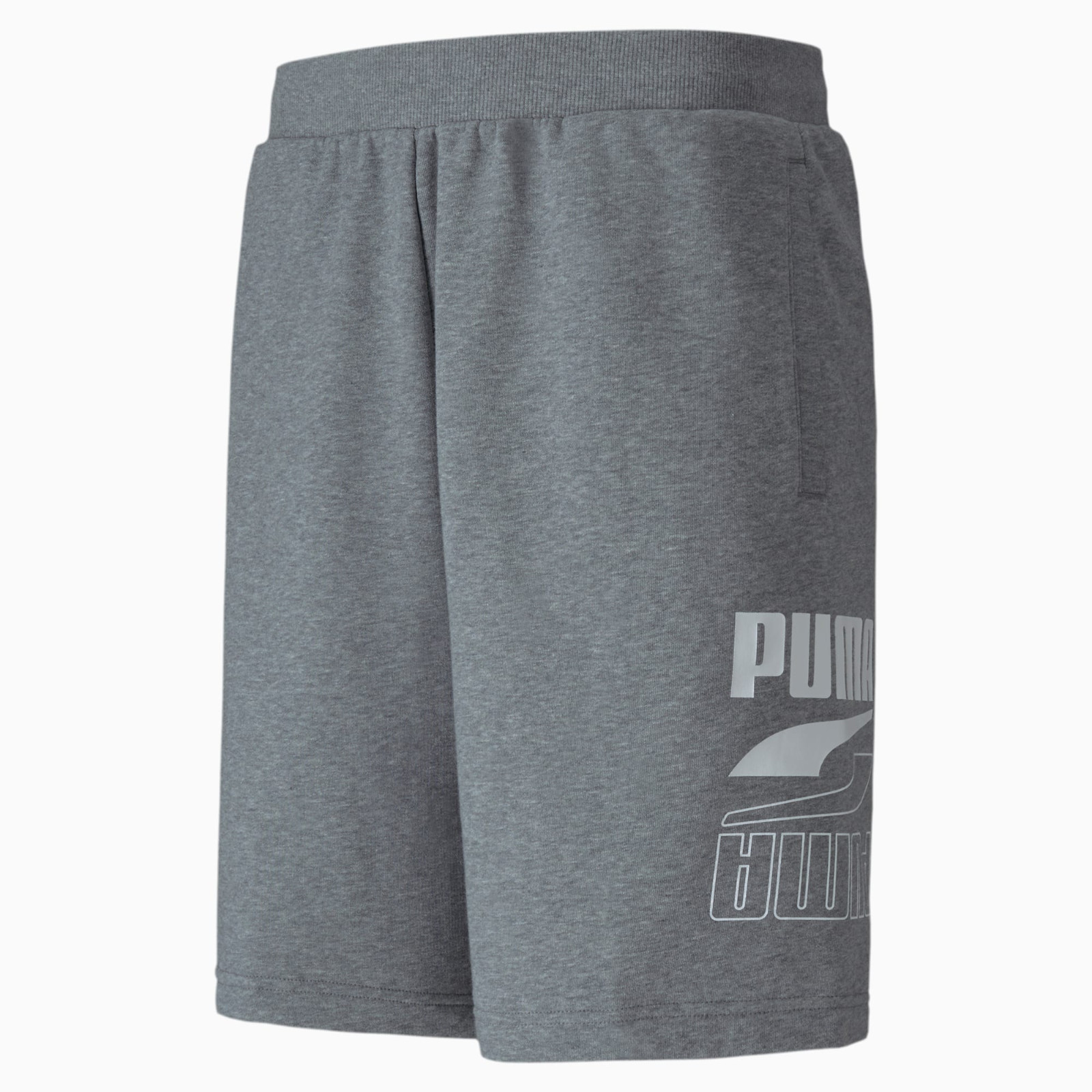 Puma Rebel Mens Shorts Sizes: S, M, L, XL, 2XL Gray Casual