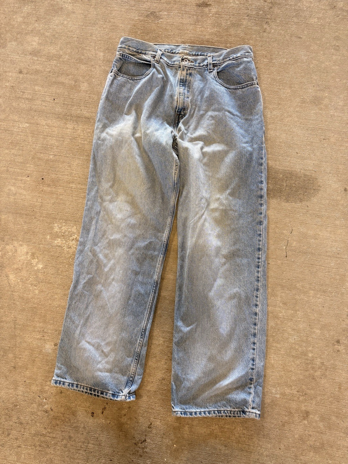 Levi’s Dry Goods Men’s Blue Light Wash Straight Regular Fit Denim Jeans