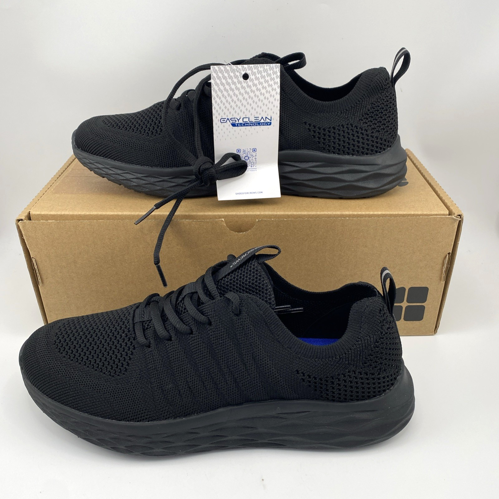 Shoes For Crews EVERLIGHT Sneakers Women’s Athletic Shoes US 9 Black -New in Box