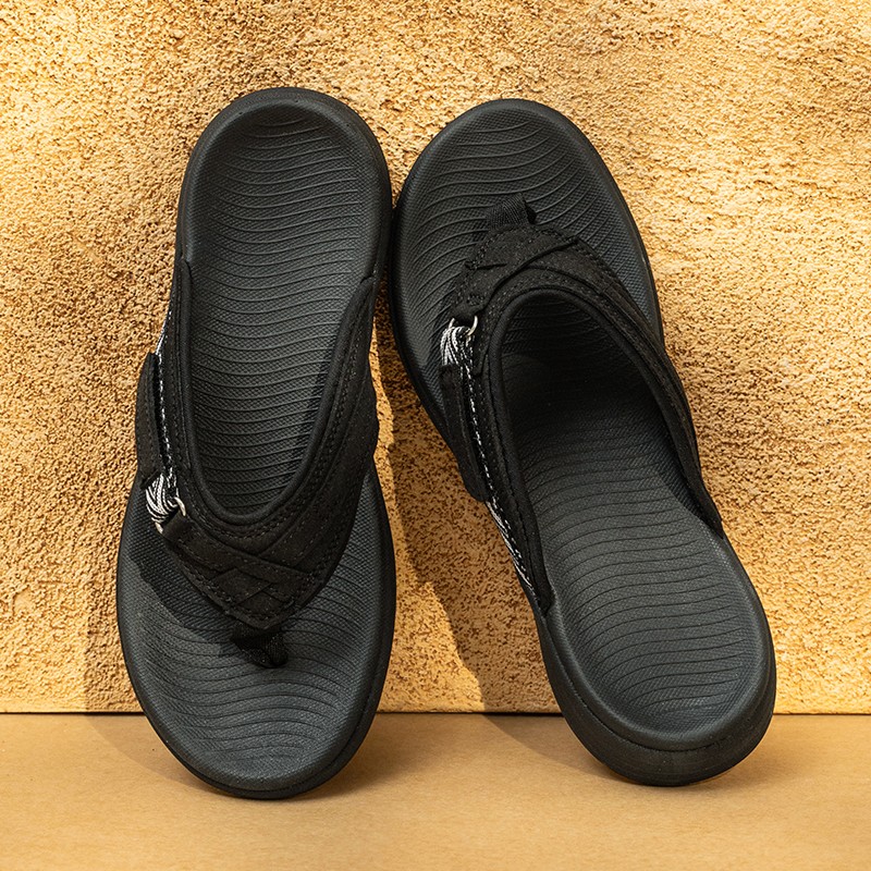 Women Summer Flip Flops With Arch Support Air Cushion Beach Walking Sandals US