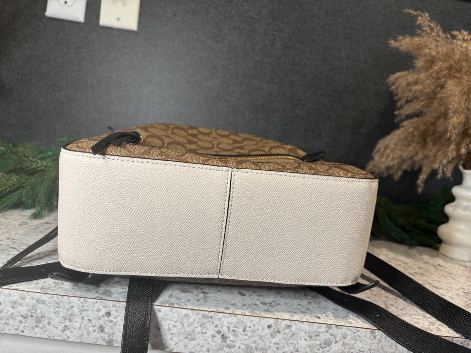 COACH Jordyn Backpack, Khaki Multi