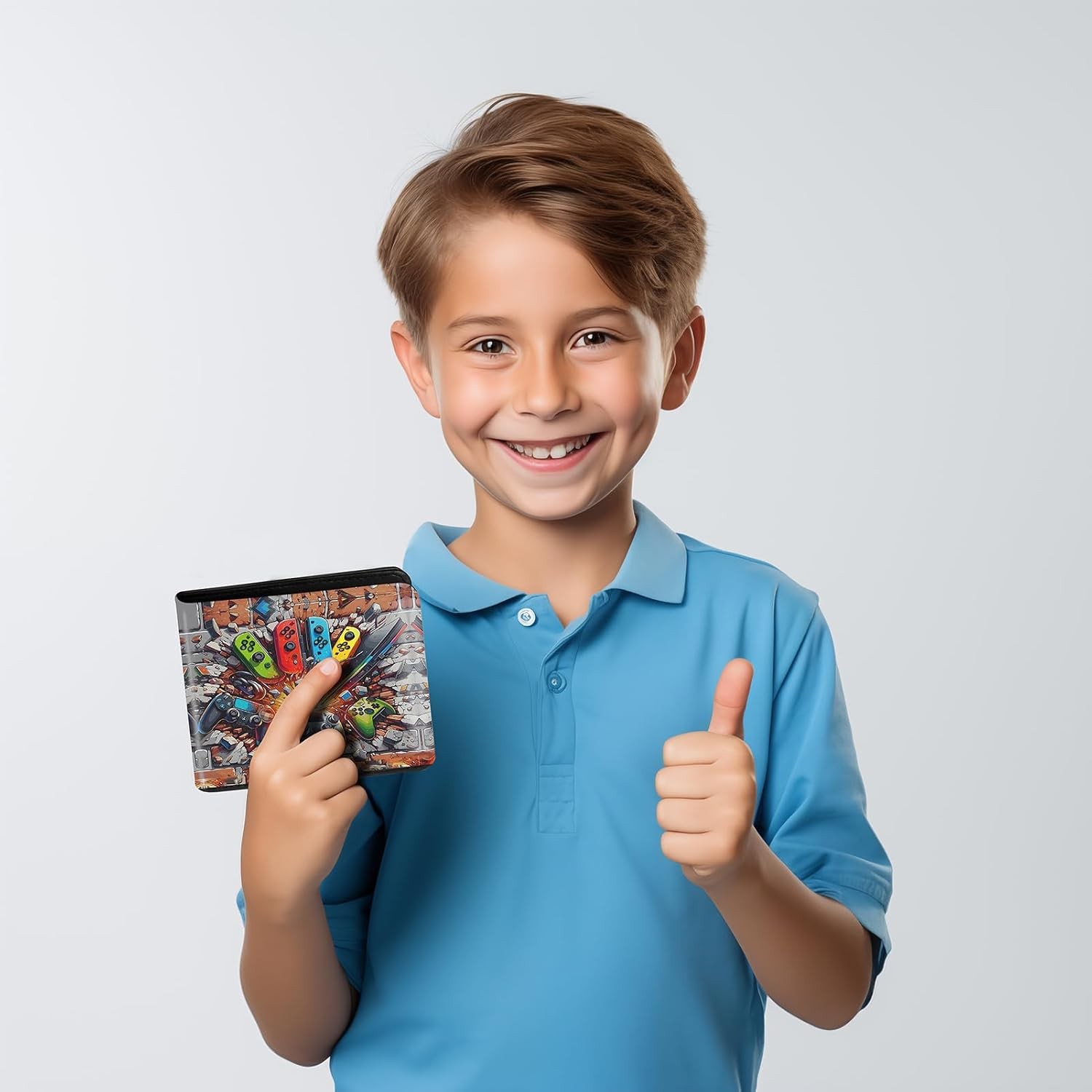 Kids Wallet for Boys, Cool Wallets for Teen Son Ages 4 5 6 7 8 9 10 11 12 13 14