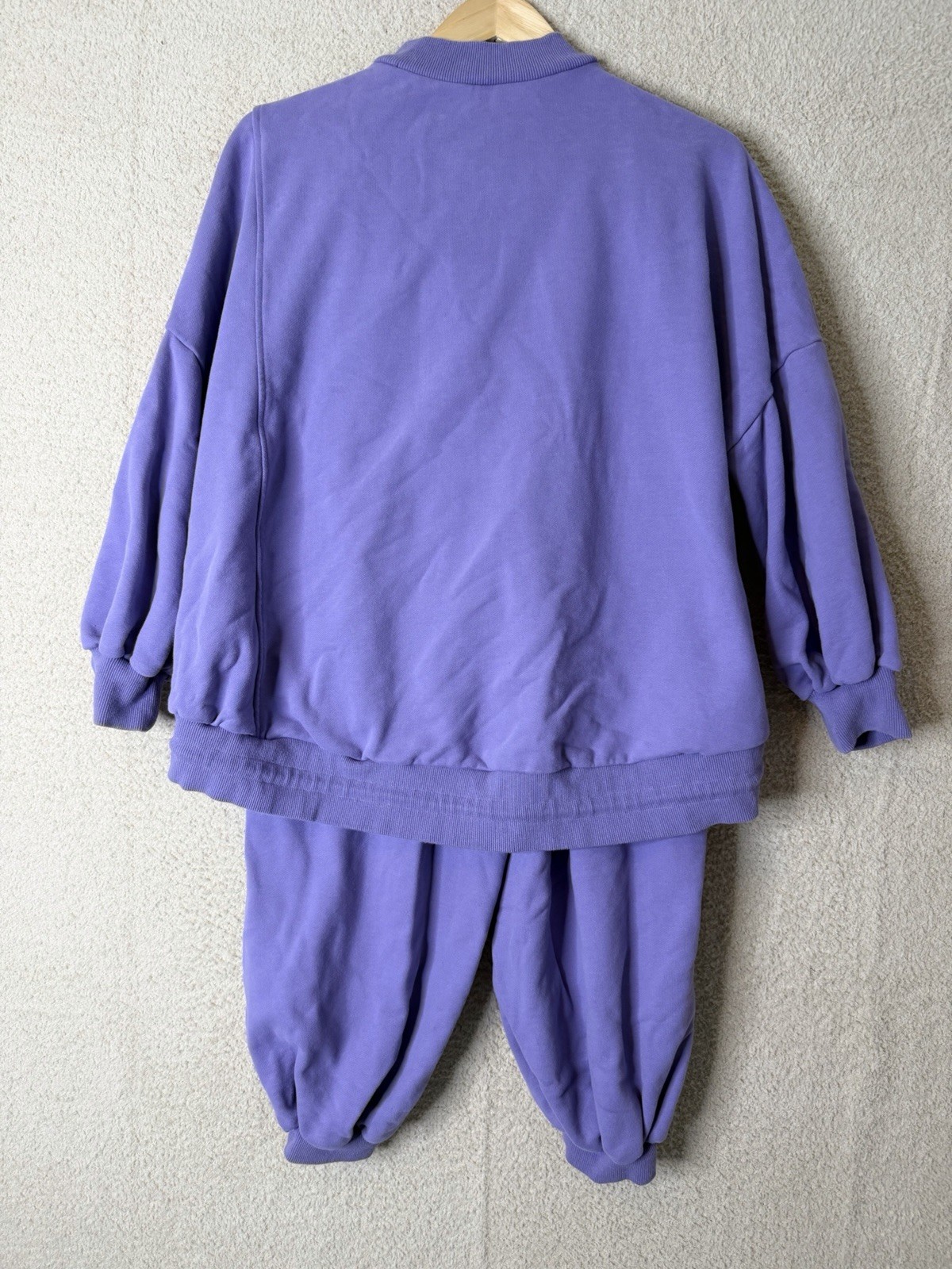 LIT Lavender Oversized Sweatshirt & Balloon Jogger Set Size M