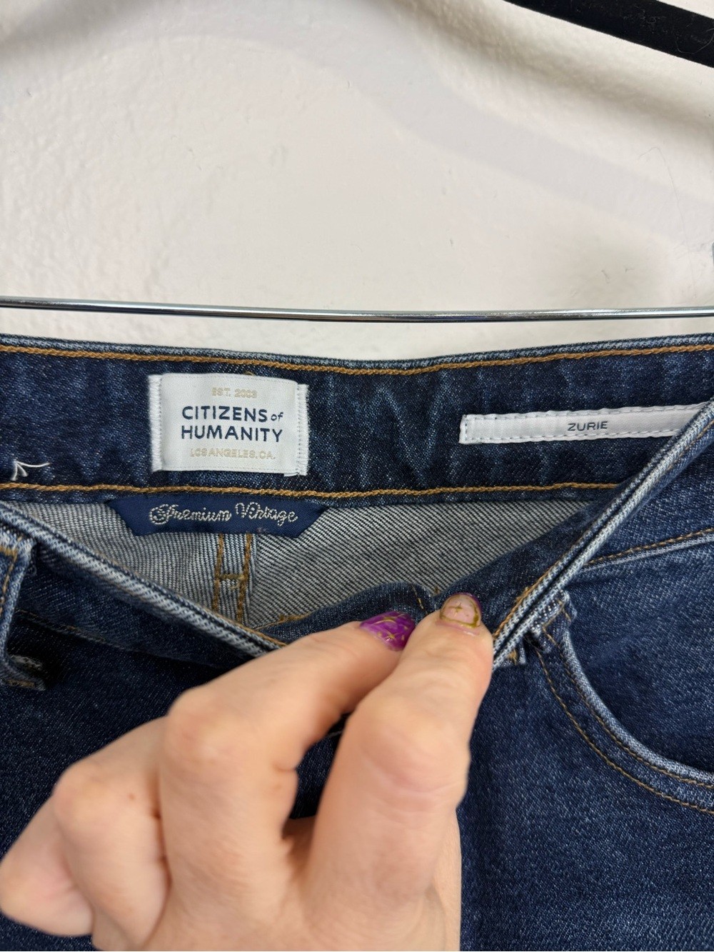 Citizens of Humanity Zurie High Rise Straight Leg Jeans 25 Sutherland