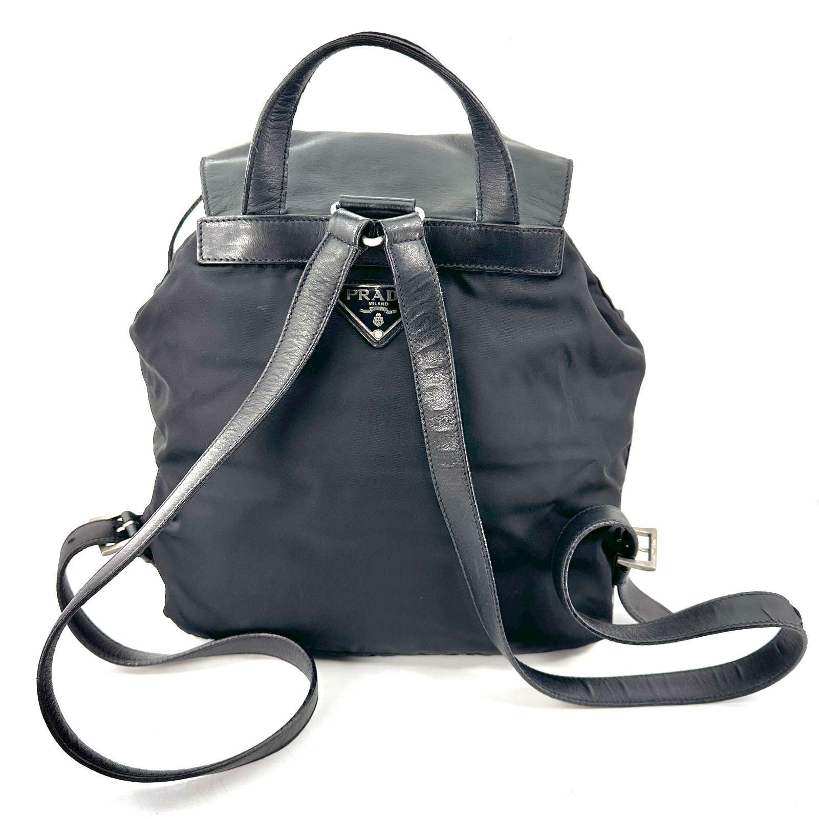 PRADA Rucksack Nylon Logo With Dust Bag