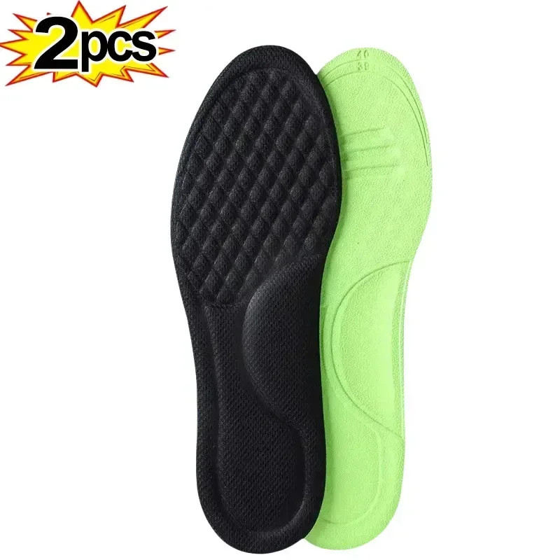 2/6pcs Soft Memory Foam Orthopedic Insoles Deodorizing Insole Shoes Sports Abso