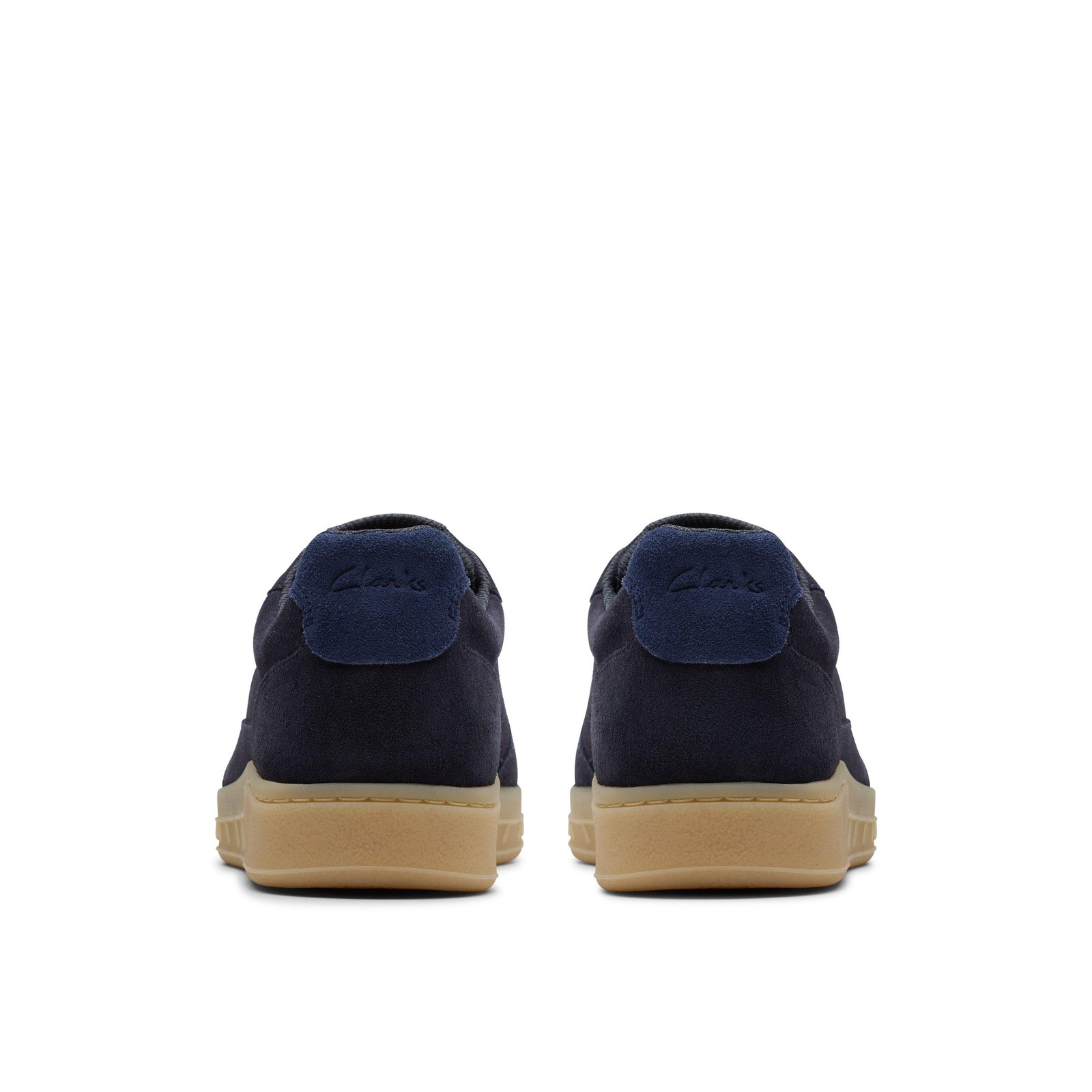 Clarks Mens CraftRally Ace Blue Leather Active Shoes