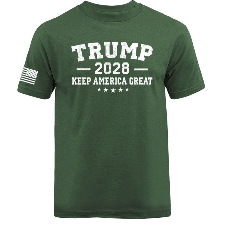 Donald Trump 2028 Keep America Great Again Political T-shirt