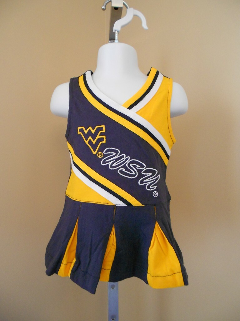NEW Dress Up Dance Costume Halloween Cheerleader Dress Girls Size 2T-3T-4T-4-5-6