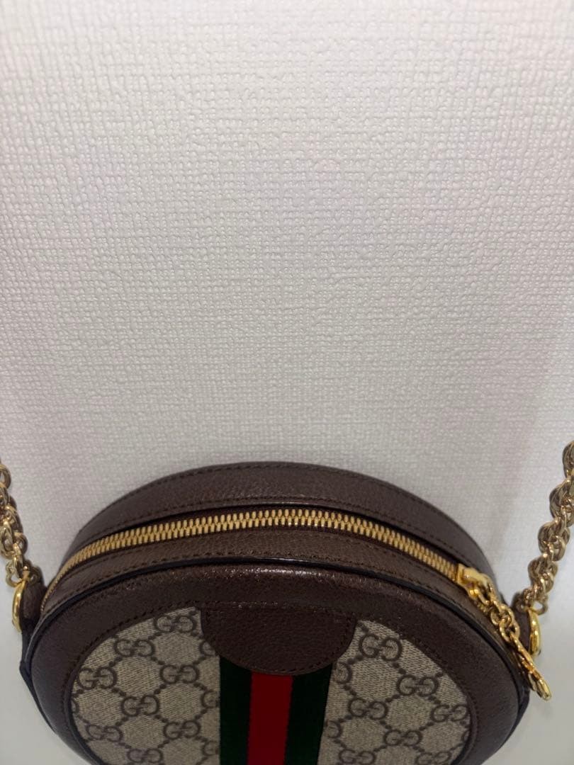 GUCCI Ophidia GG Mini Round Shoulder Bag Excellent Condition Gift Present 0620b