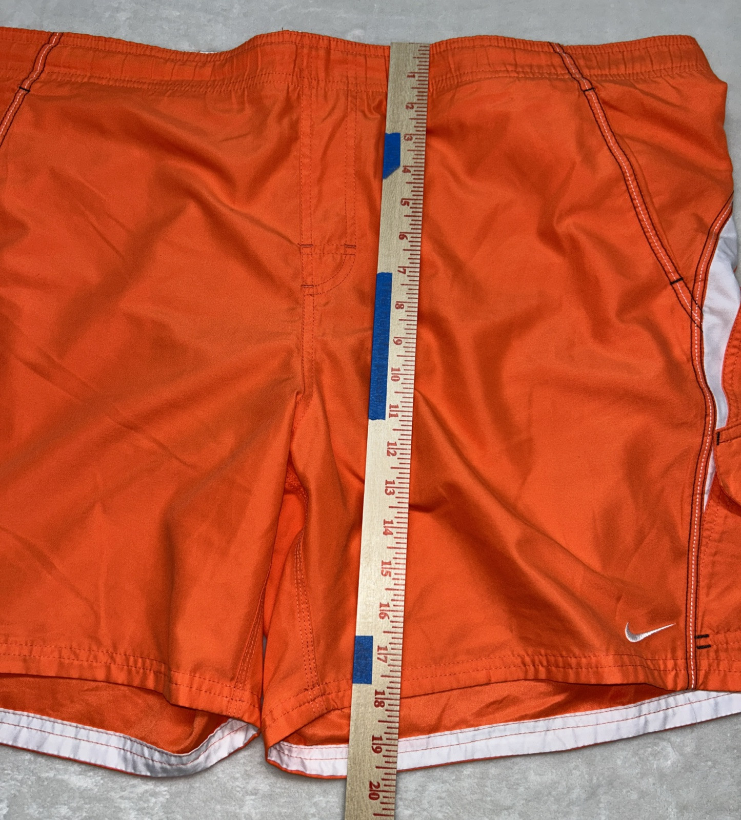 Nike Core Velocity Volley Shorts / Swim Trunks in Orange 2XL Cargo XXL