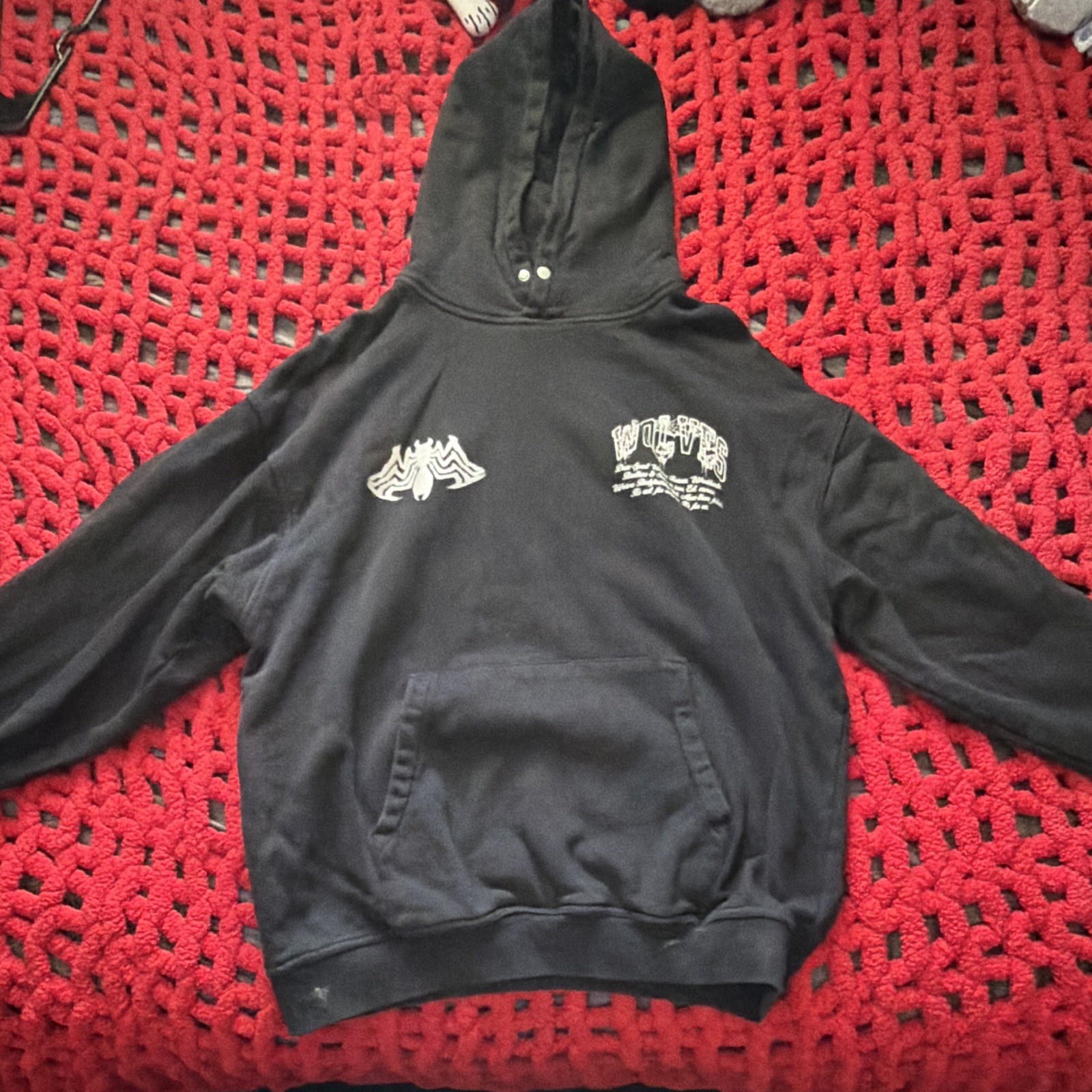Darc Sport Marvel Hero Elite Spider’s Web Spider-Man/Venom Black Hoodie M