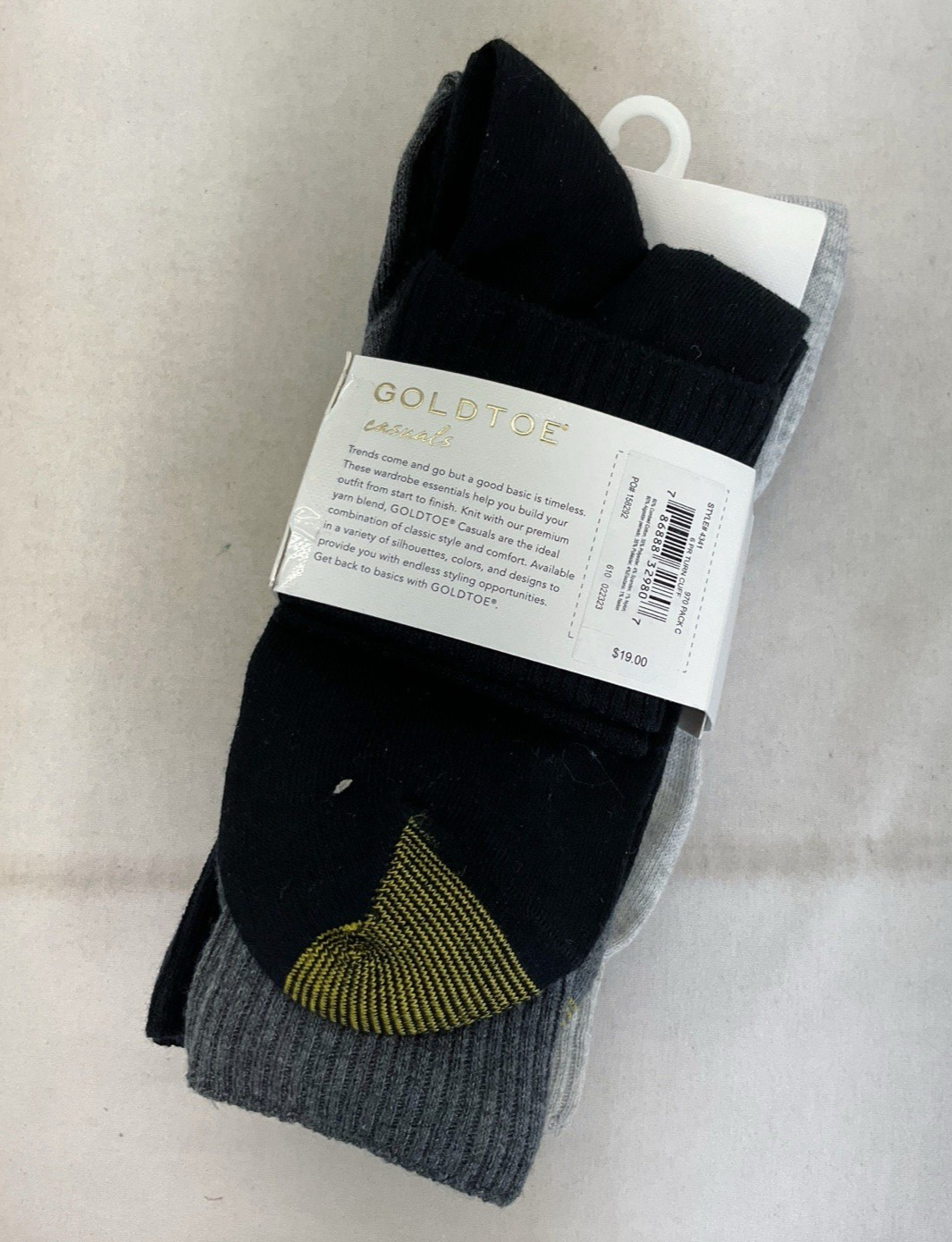 NEW Gold Toe Women’s Multicolored 6 Pack Turn Cuff Socks | Size 6-9