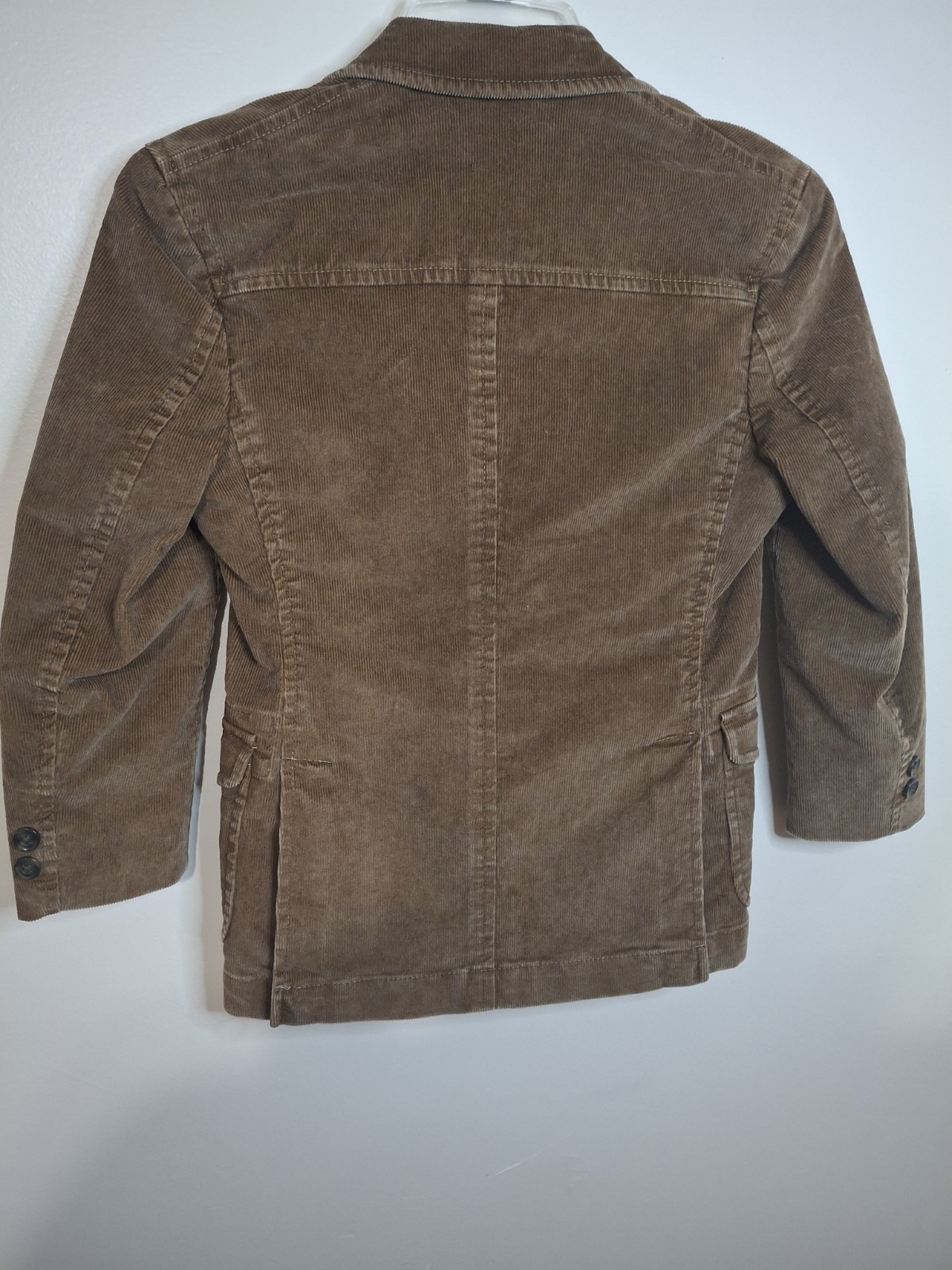 Kroon Ne-Yo Corduroy Blazer Jacket Khaki 100% Cotton NWT Size 8R Utility Pockets