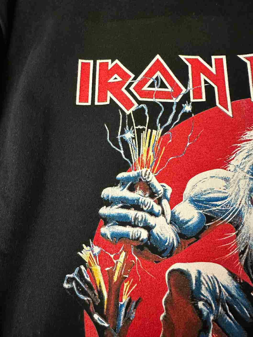 Iron Maiden A Real Live Tour 1993 Black T-Shirt Size S to 2XL