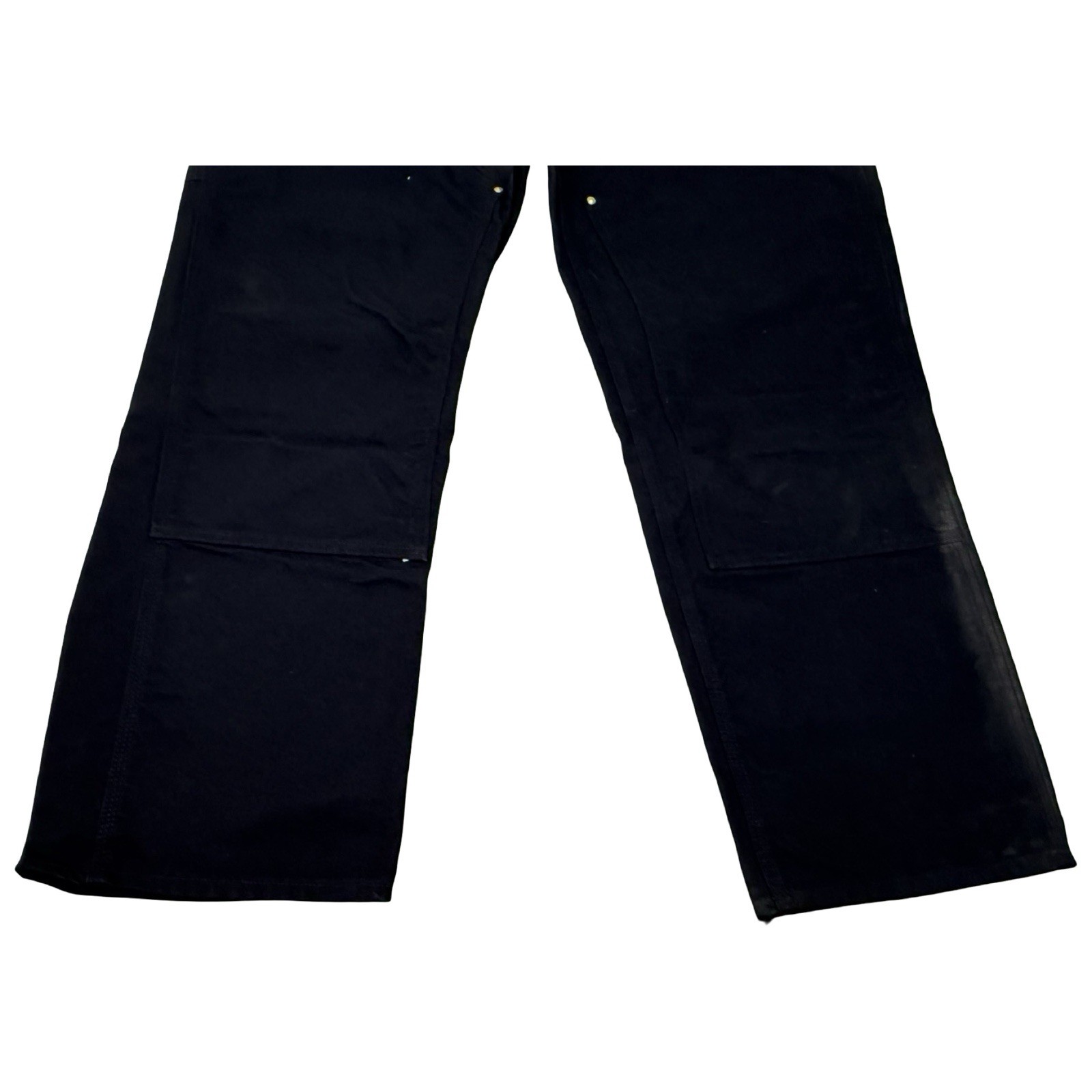 Vintage Carhartt B01 BLK Original Loose Fit Black Double Knee Pants 40W 30L USA