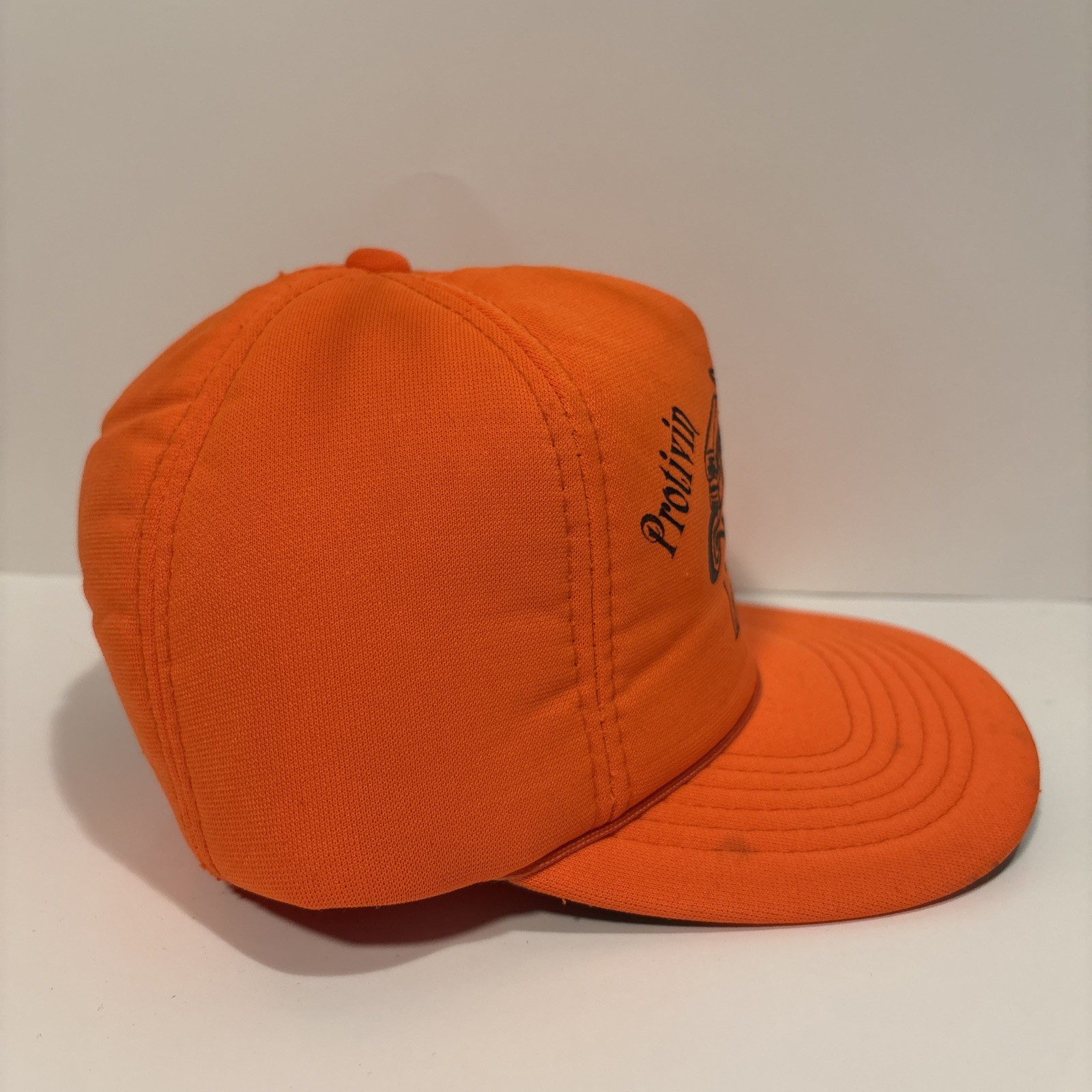 Vintage Lawn & Garden Protivin Implement Neon Orange SnapBack Trucker Hat