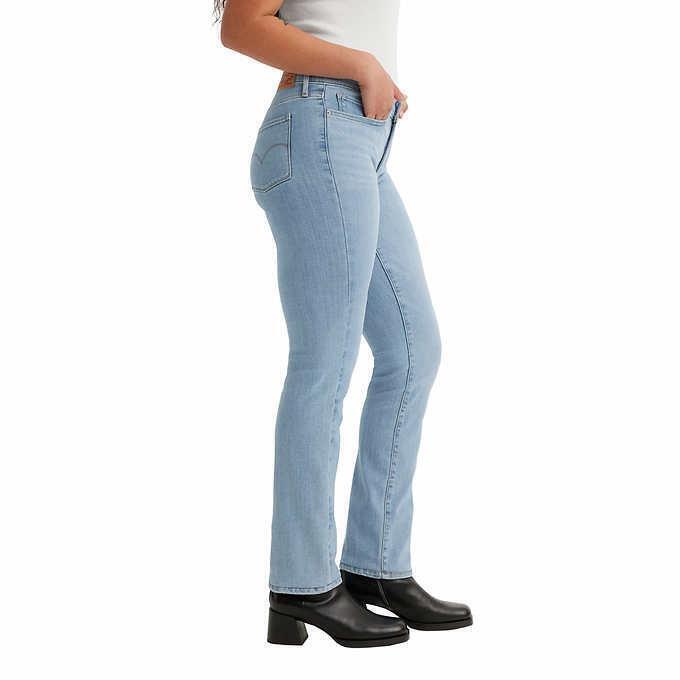 NWT Levi’s 314 Shaping Straight Women’s Mid Rise Stretch Jeans Slate 32″ Inseam