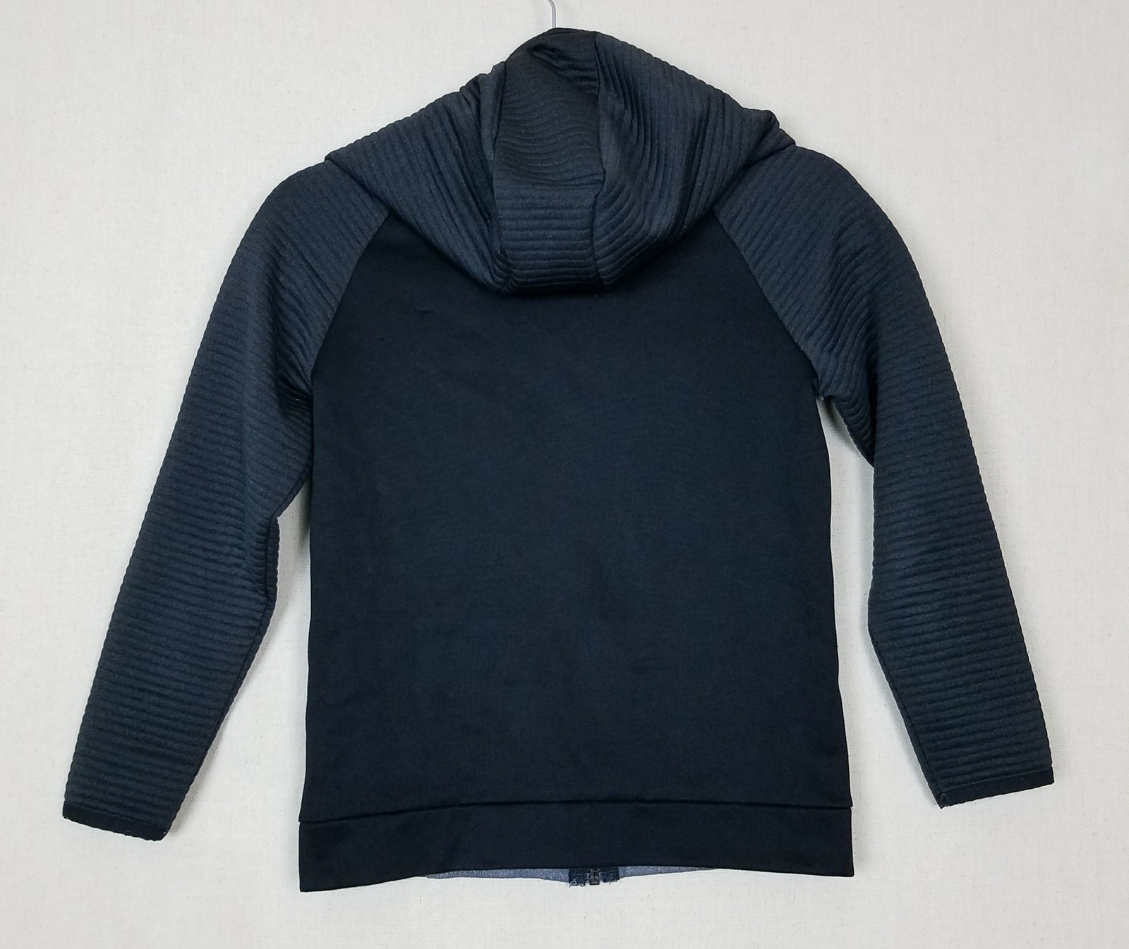 OLD NAVY Boys Black & Gray Poly Long Sleeve Full-Zip Sweatshirt size M (8)
