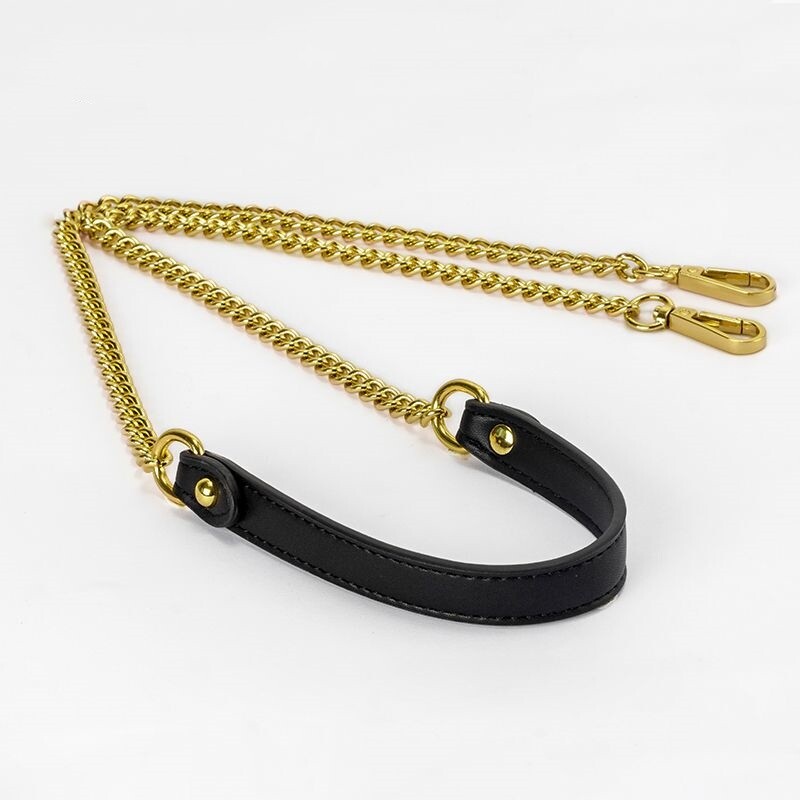 Metal Leather Chain Replacement Crossbody Shoulder Handbag Bag Strap 58CM-200CM