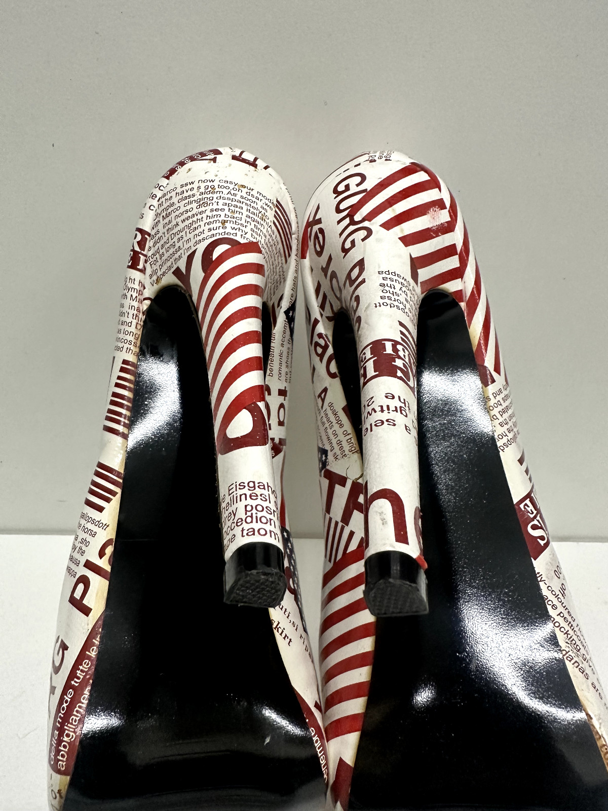 Rosette women size 10 Elle-26 hidden platform Stiletto heels man made materials