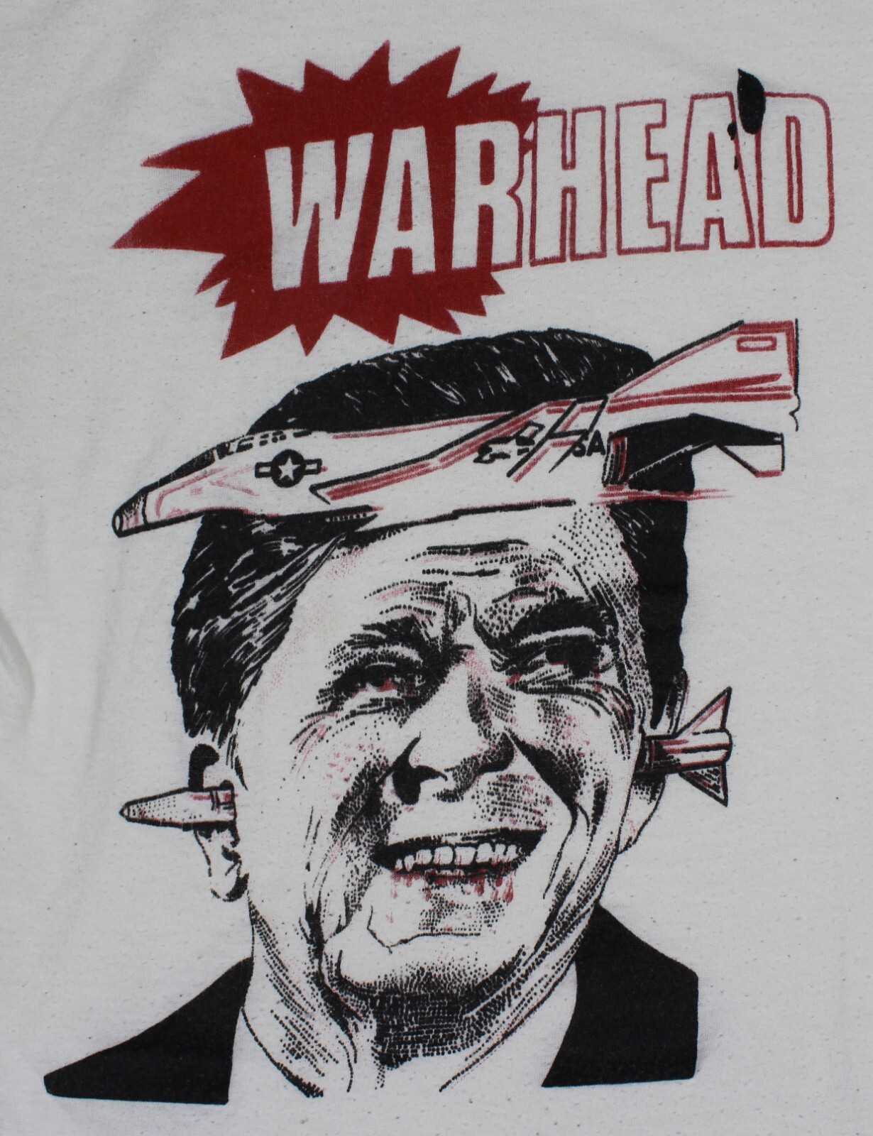Warhead – Featuring Ronald Regan in anti-war design Vintage T-Shirt