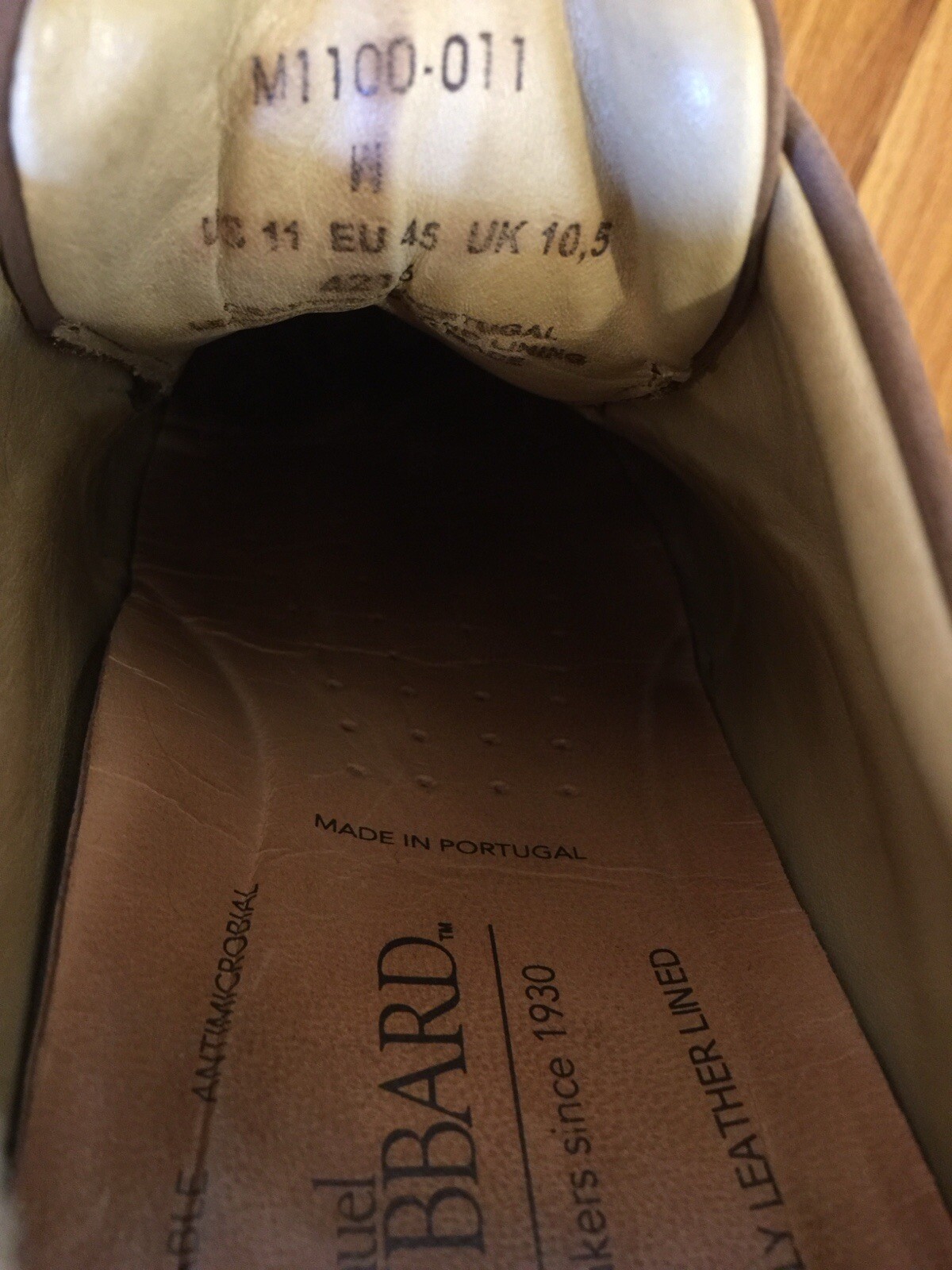 Men Shoes Samuel Hubbard Free 11 W M1100-011 W 4216 Brown Leather — See Details