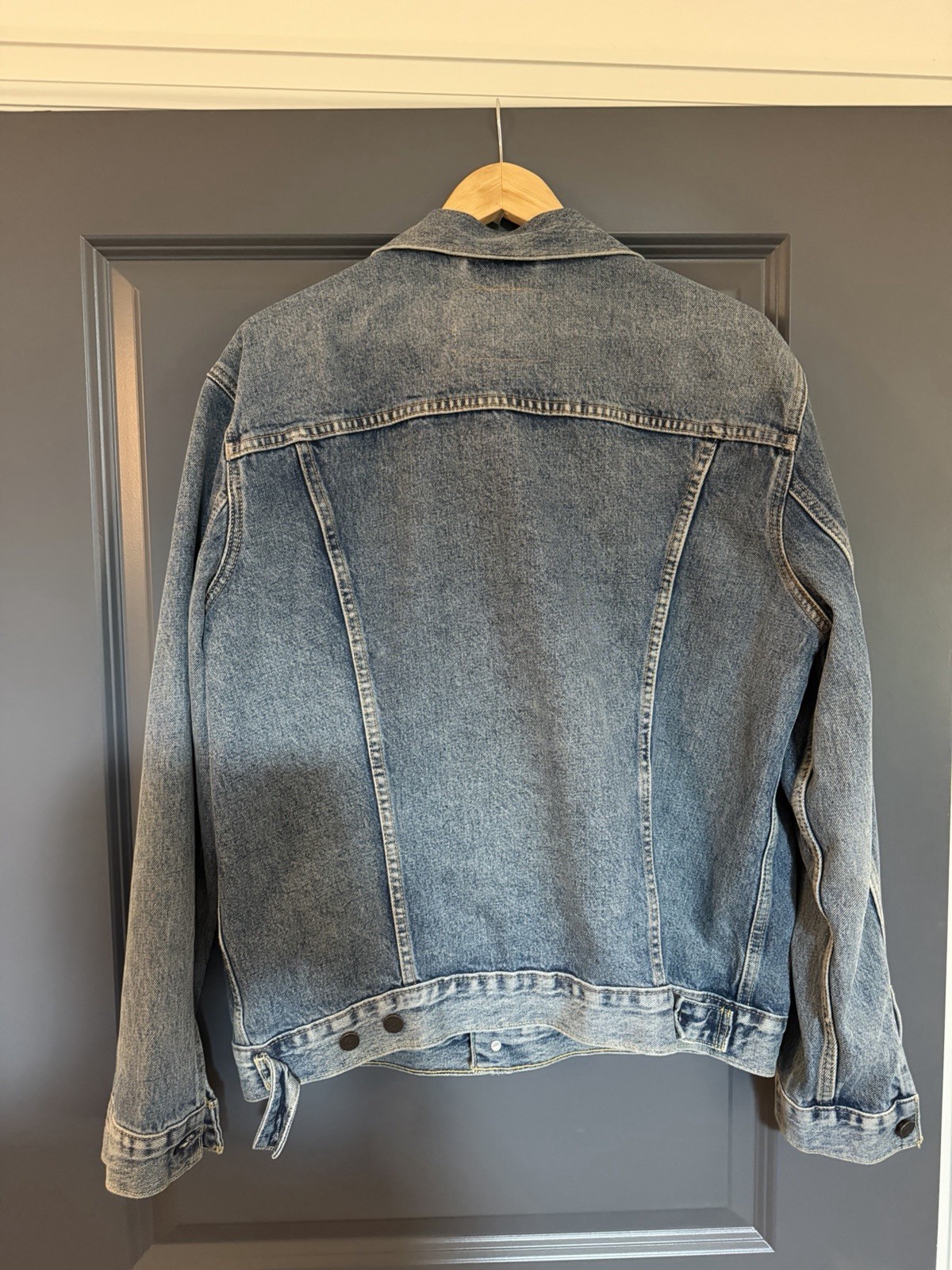 Levi’s Premium Men’s Blue Denim Jacket Men’s Large Regular Fit w/ Buttons