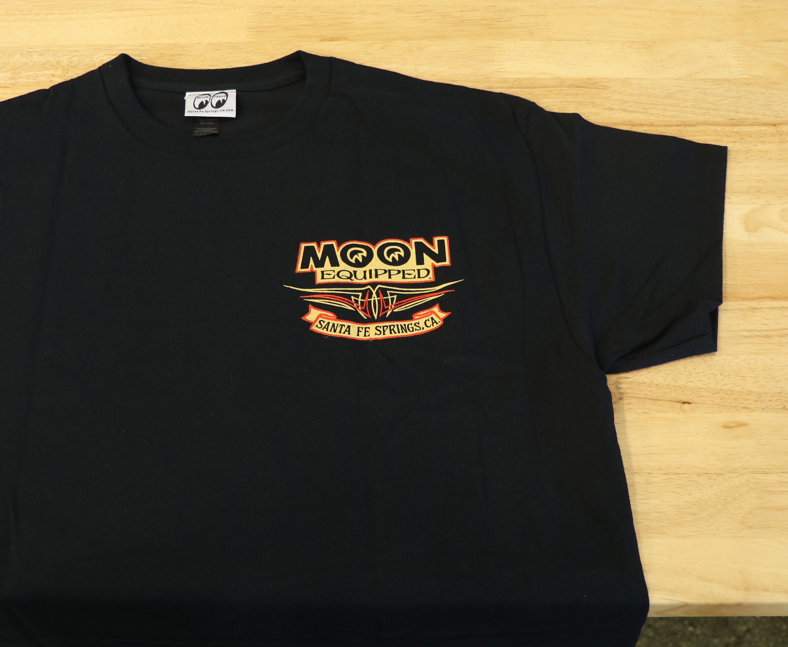 Men’s Mooneyes Moon Equipped 1932 Ford Hot Rod T-Shirt Cotton MQT161BK