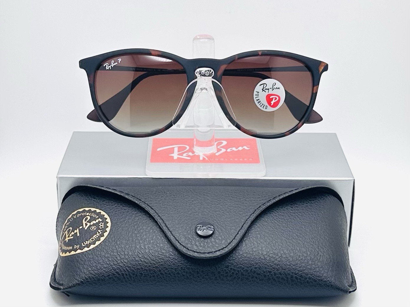 Ray Ban RB4171 Erika 54mm Unisex Polarized Sunglasses – Brown Gradient Lens