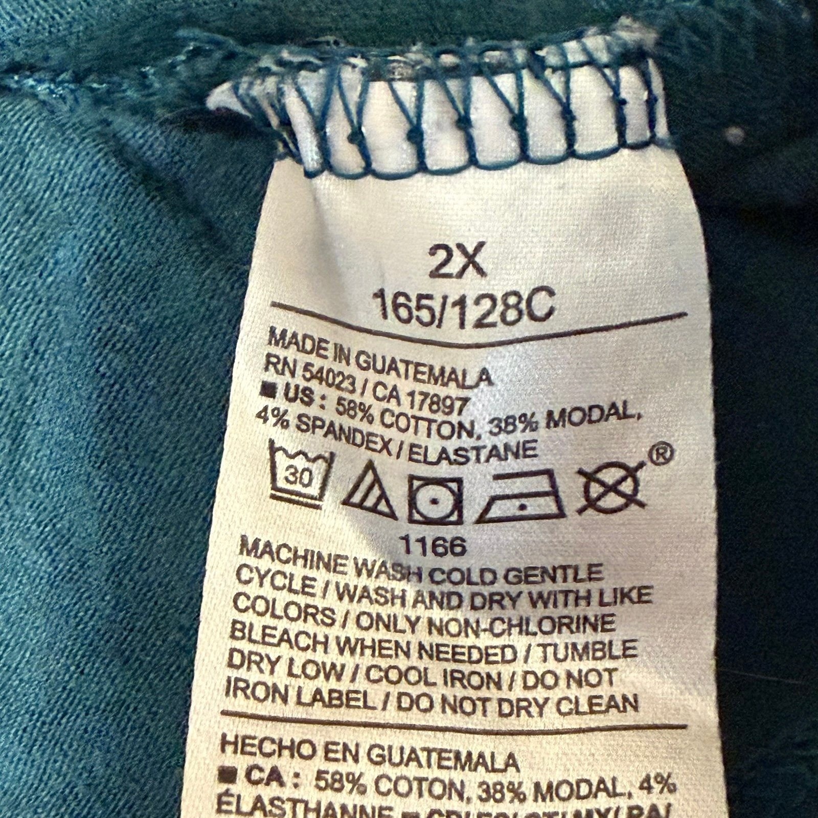 Old Navy Bestee Teal Green Cropped Tee Shirt Size 2X