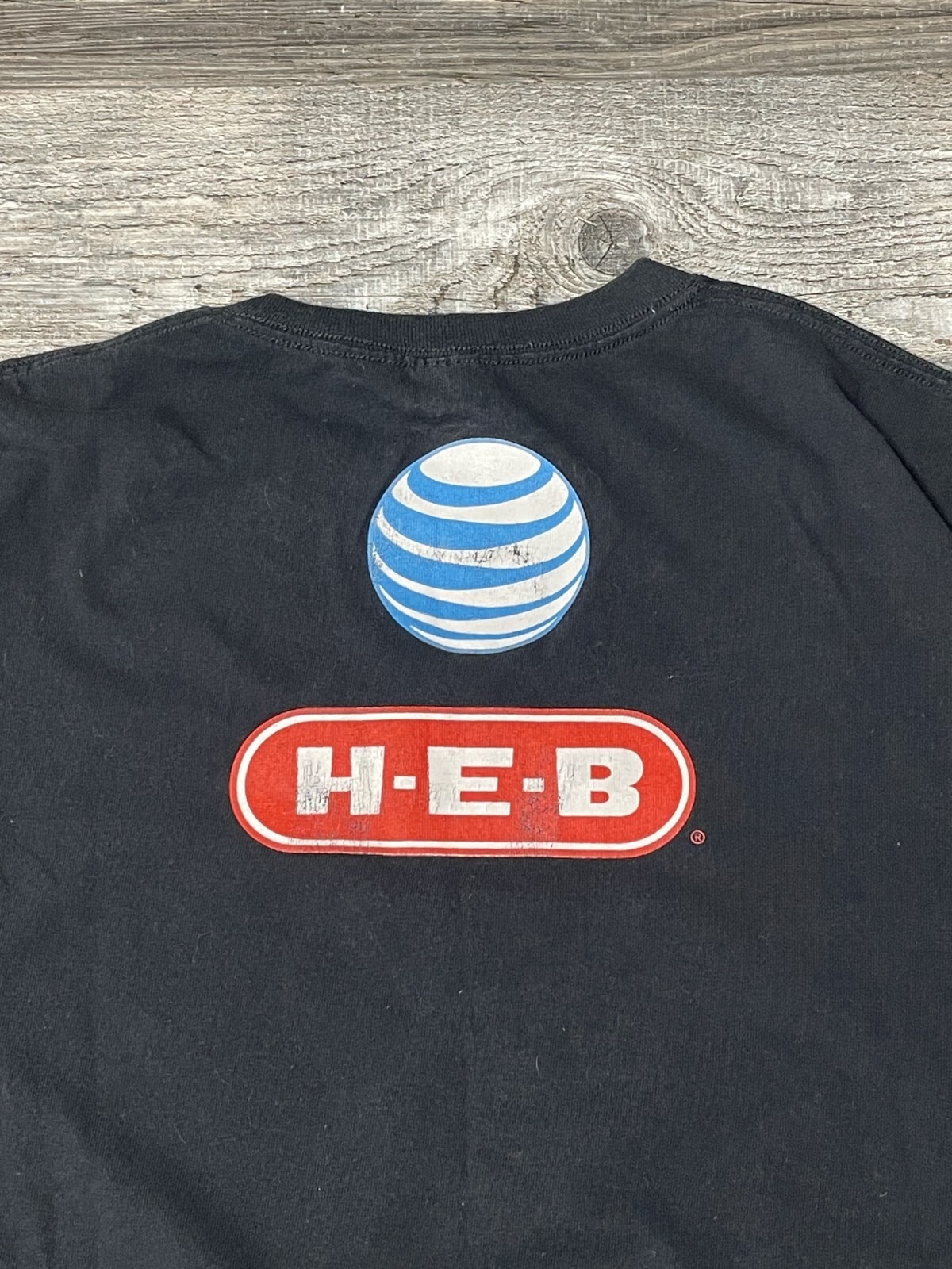 Vintage Y2K Anvil Blue Bar NBA San Antonio Spurs Big Logo AT&T Promo Shirt XL