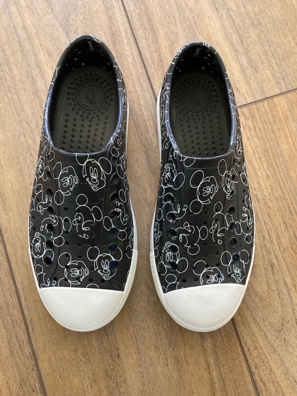 Disney X Native Mickey Mouse Slip On Natives Shoes W6/M4