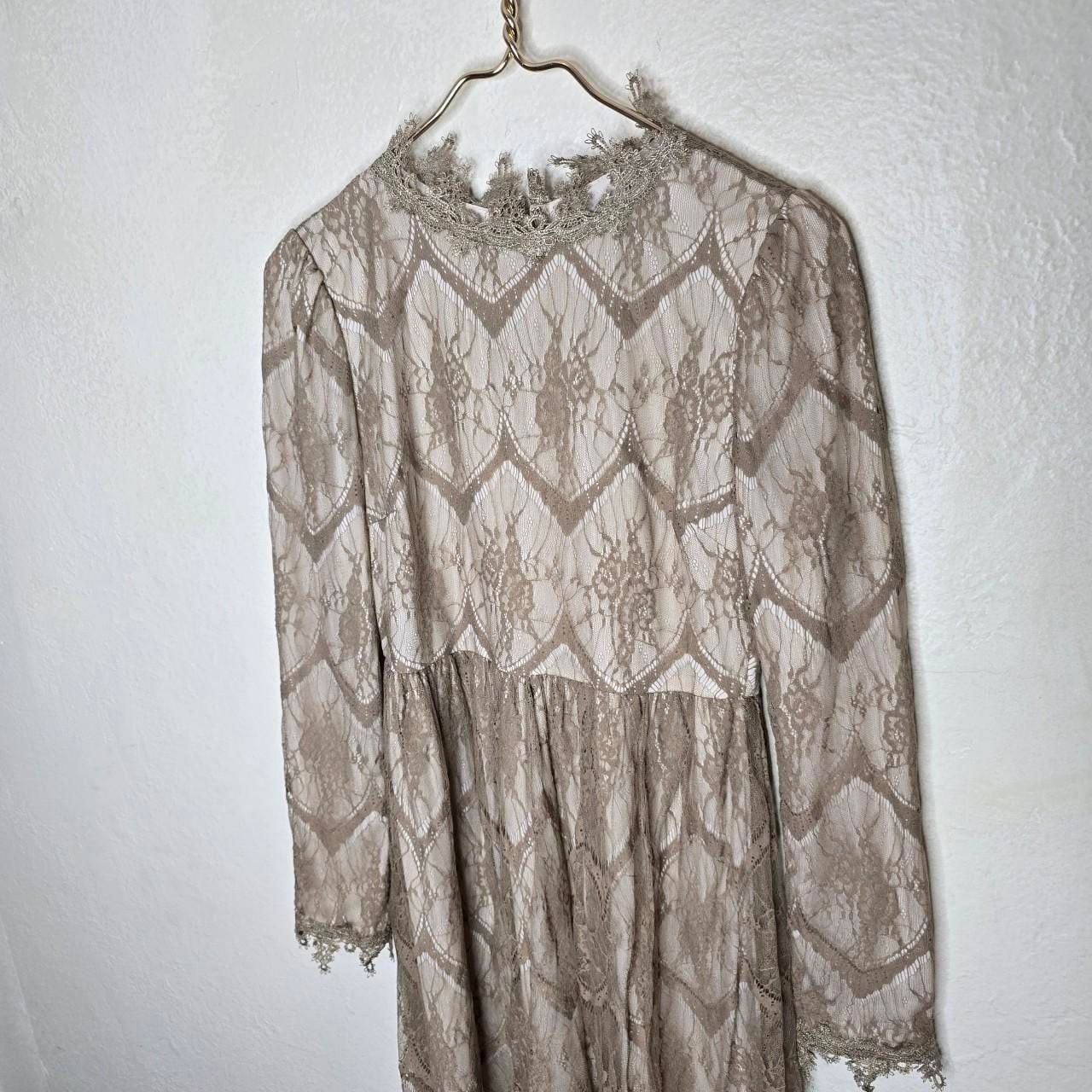 Dainty Jewells Lace Embroidered Modest Maxi Dress