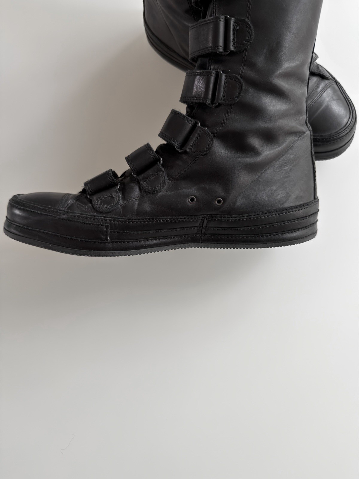 Ann Demeulemeester Multi Strap Sneakers (Size 40) S/S 2011 High Top Calf Leather
