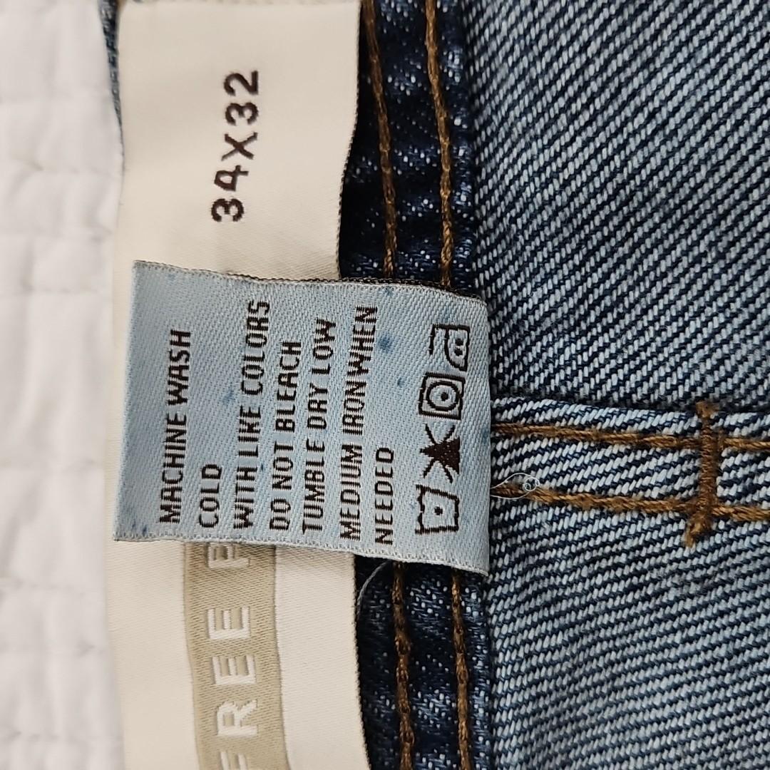Free Planet Men’s Jeans 34×32 Casual Tapered Stretch Sustainable Denim Pants NWT