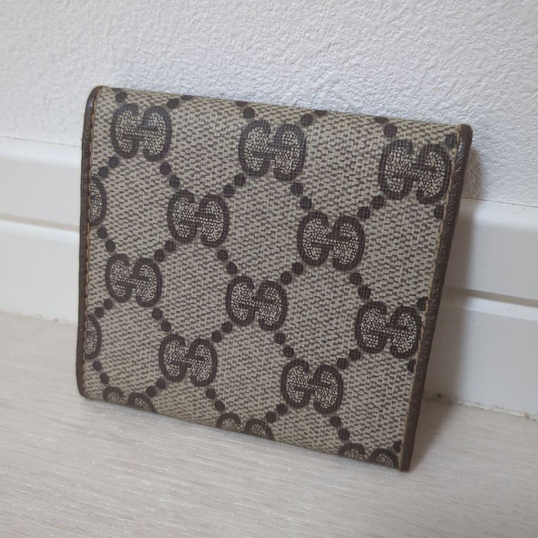 Excellent Condition Rare Old Gucci Coin Case GG Pattern Small Change Purse Walle