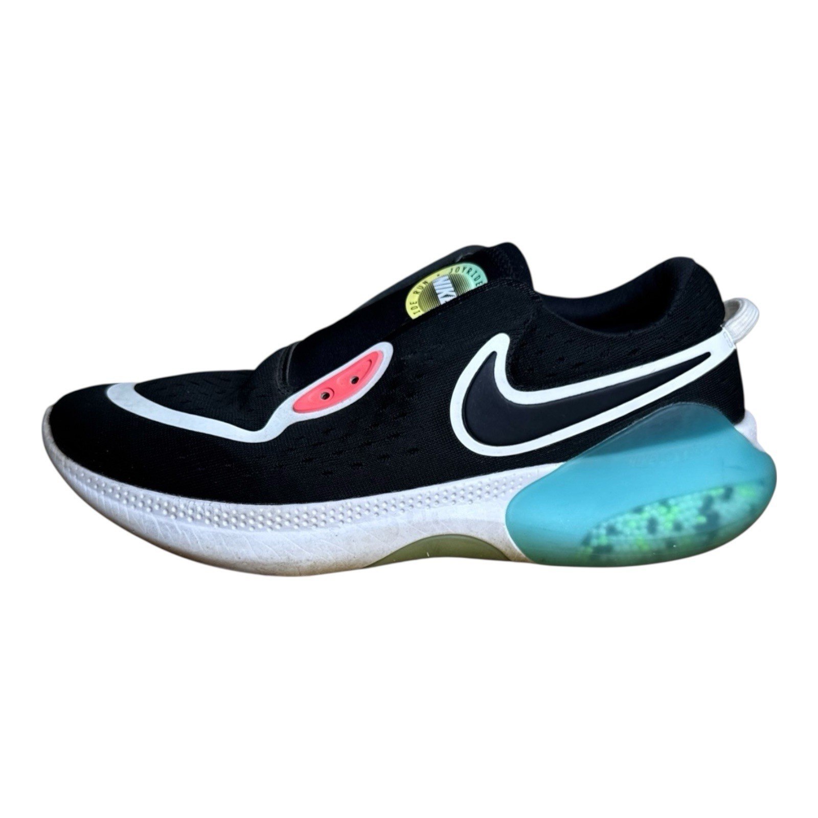 Nike Joyride Dual Run Mens Size 9.5 Black White Ice Blue Running Shoes Sneakers