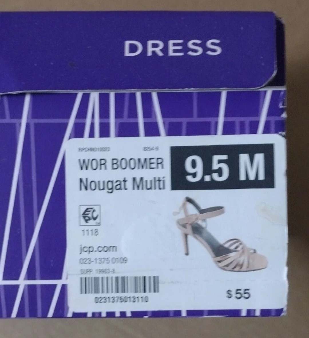 Women’s Worthing Heels Style Boomer Nougat Multi Size 9.5 New In Box Never Worn
