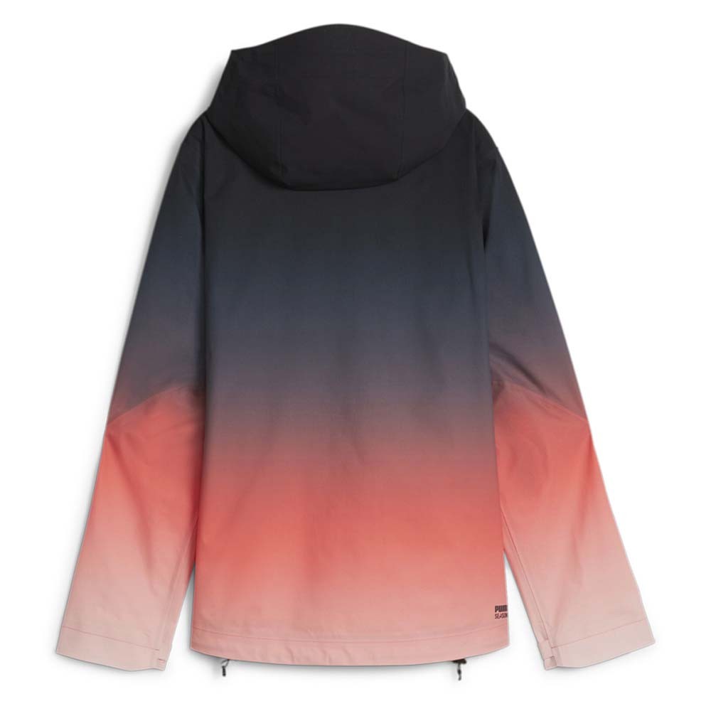 PUMA Seasons Stormcell All Over Print 2.5L Jacket Womens Black, Orange Casual At
