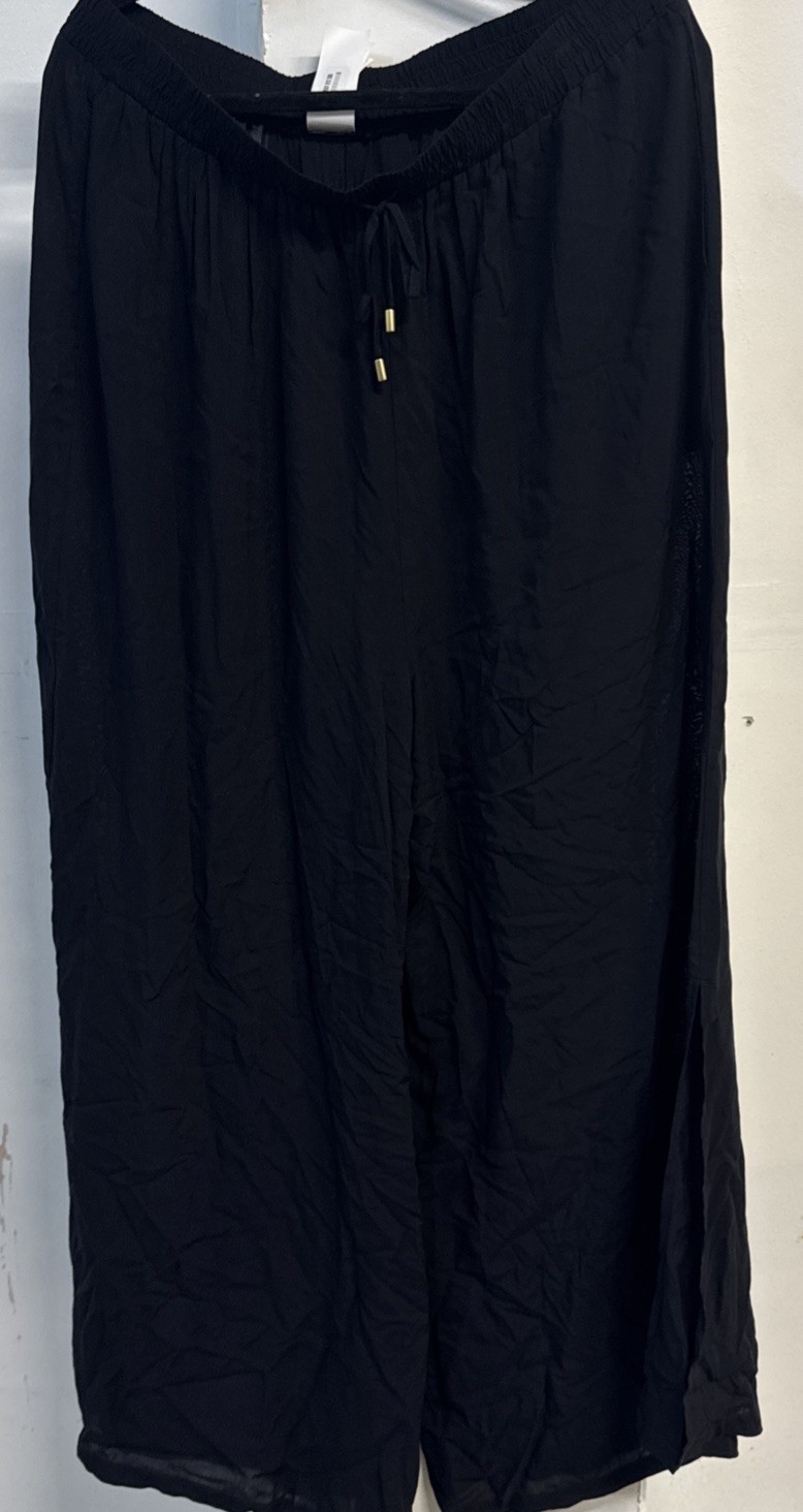 #1902 Jantzen Regular Wide Leg Printed Pull-On Woven Cover-Up Pants SIZE XXS